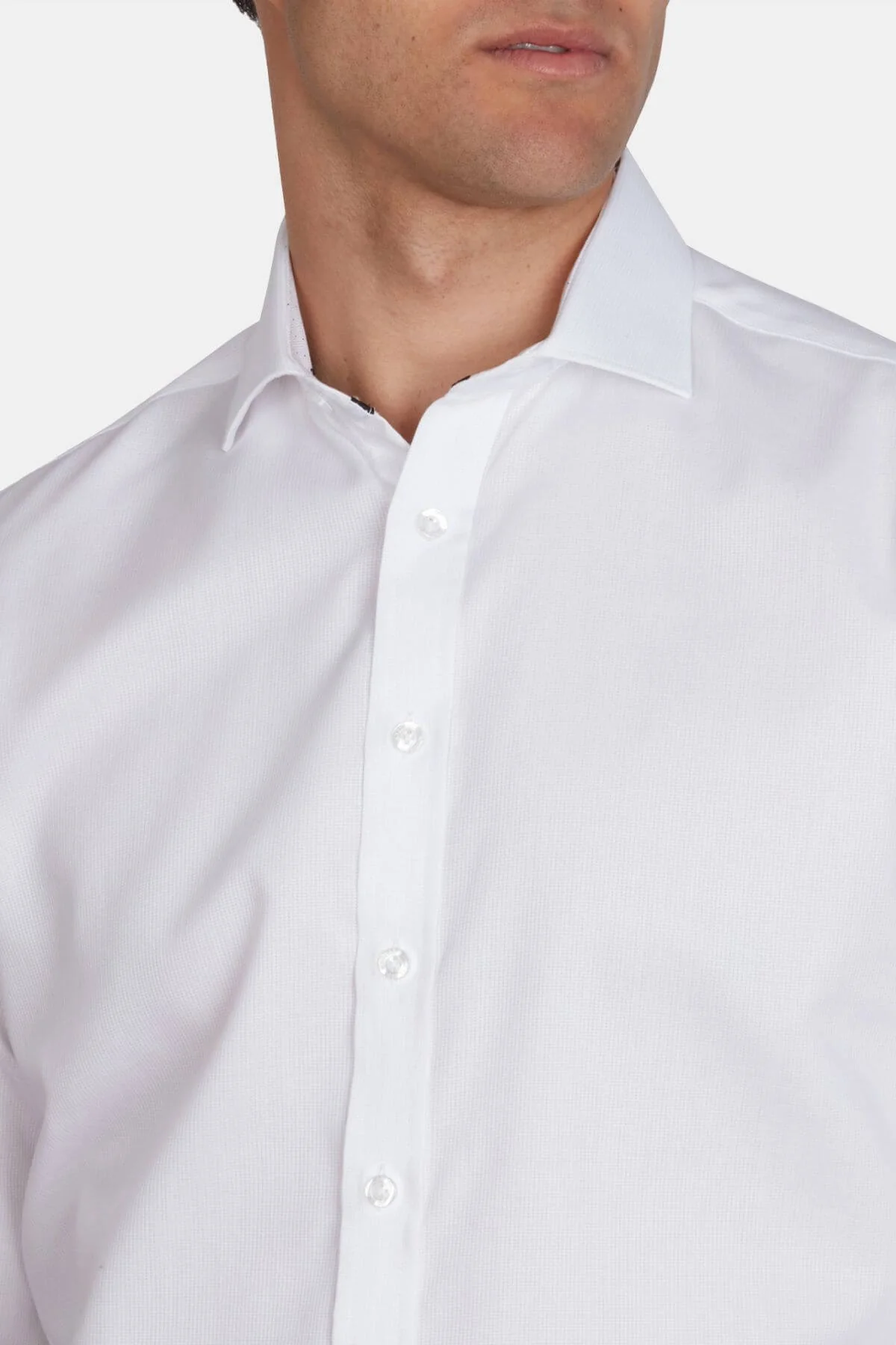 Abelard Bedford Dobby Slim Fit Shirt - Image 3