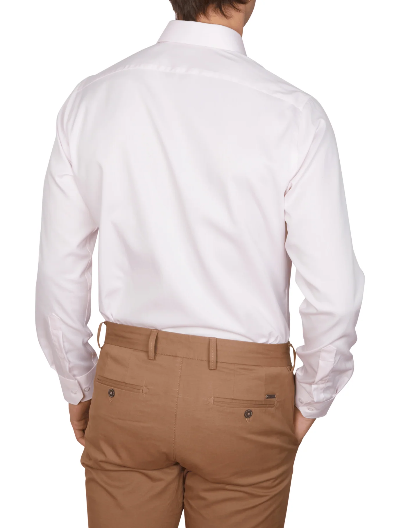 Abelard Non Iron Cotton Twill Slim Fit Shirt - Image 2