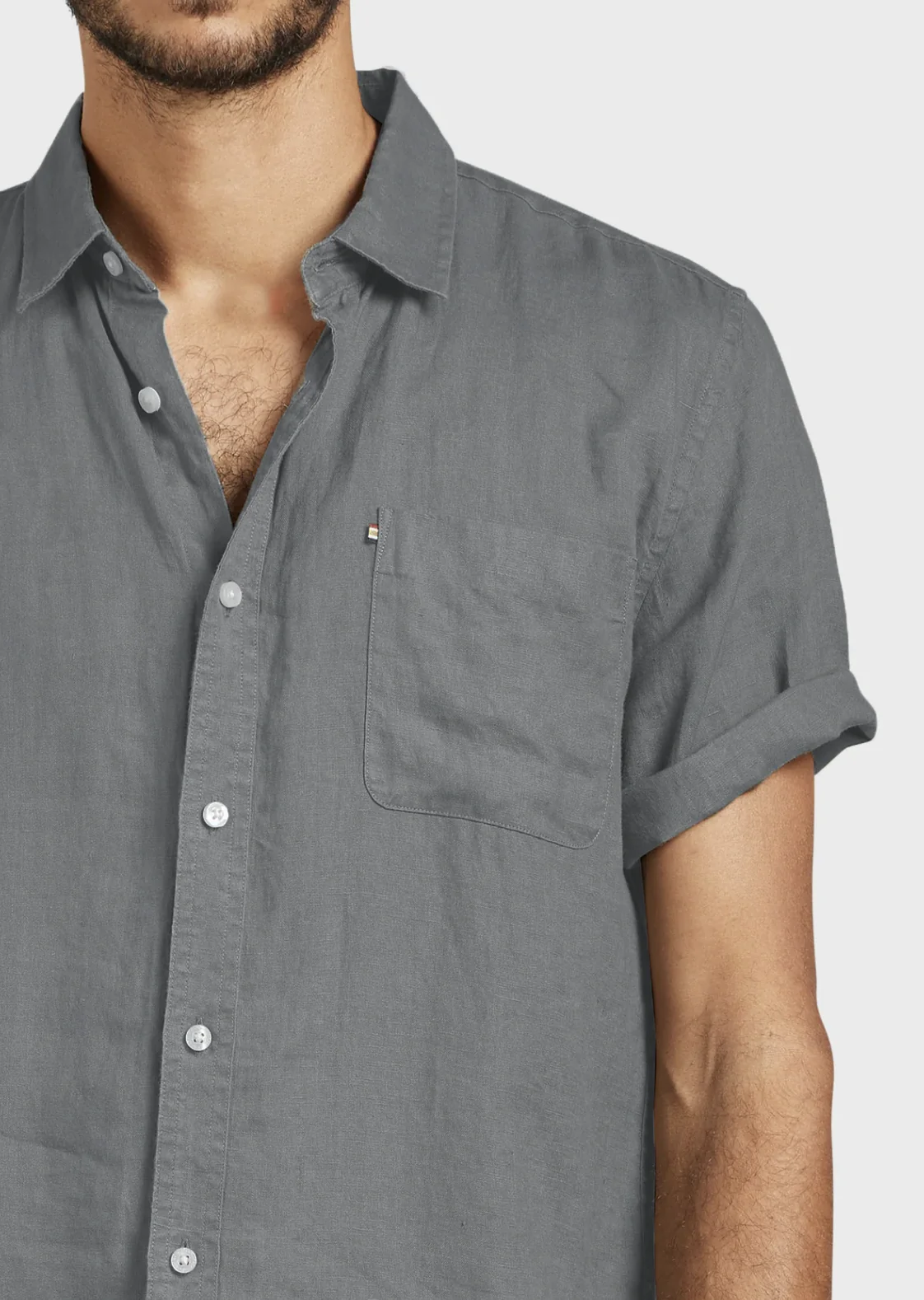 Academy Brand Hampton Linen Short Sleeve Shirt - Image 2