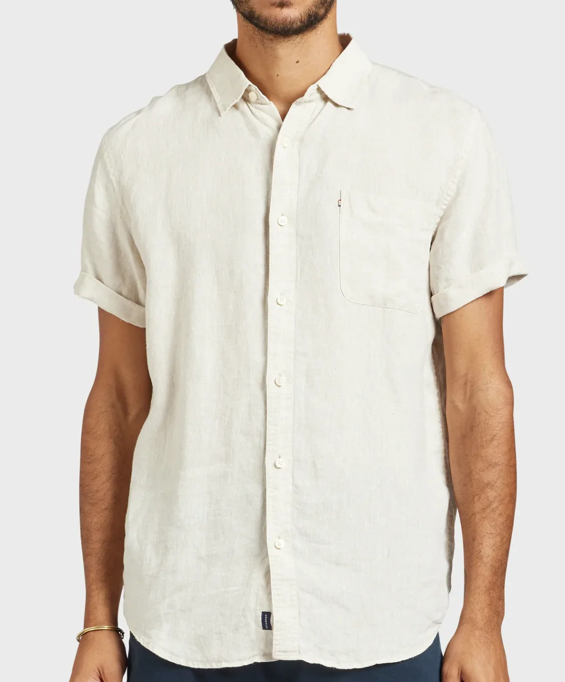 Academy Brand Hampton Linen Short Sleeve Shirt