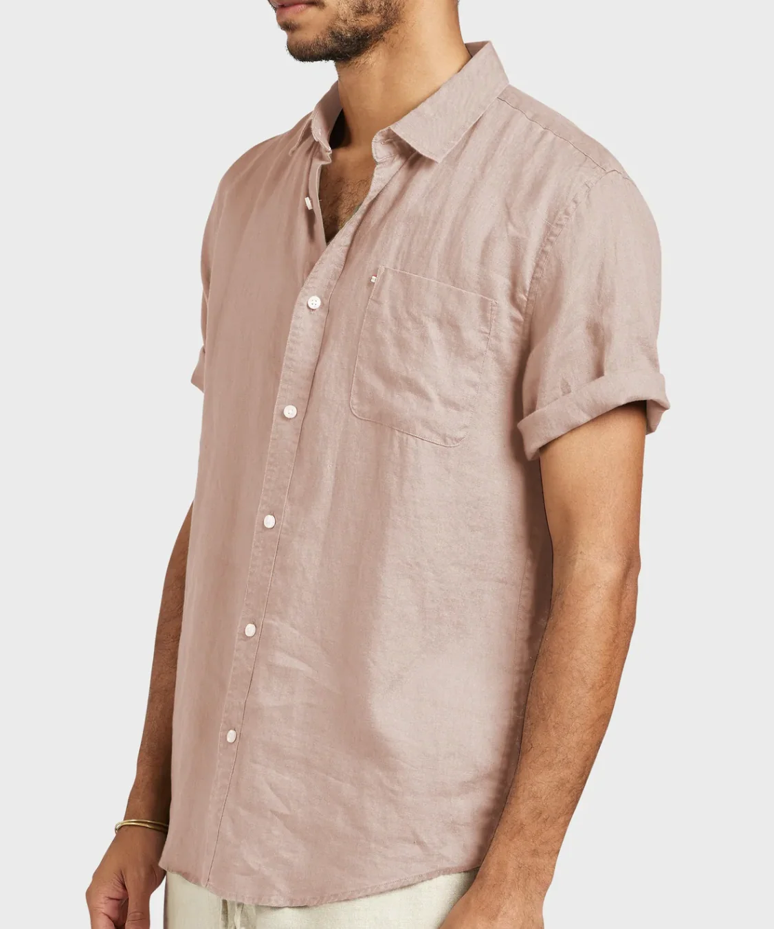 Academy Brand Hampton Linen Short Sleeve Shirt