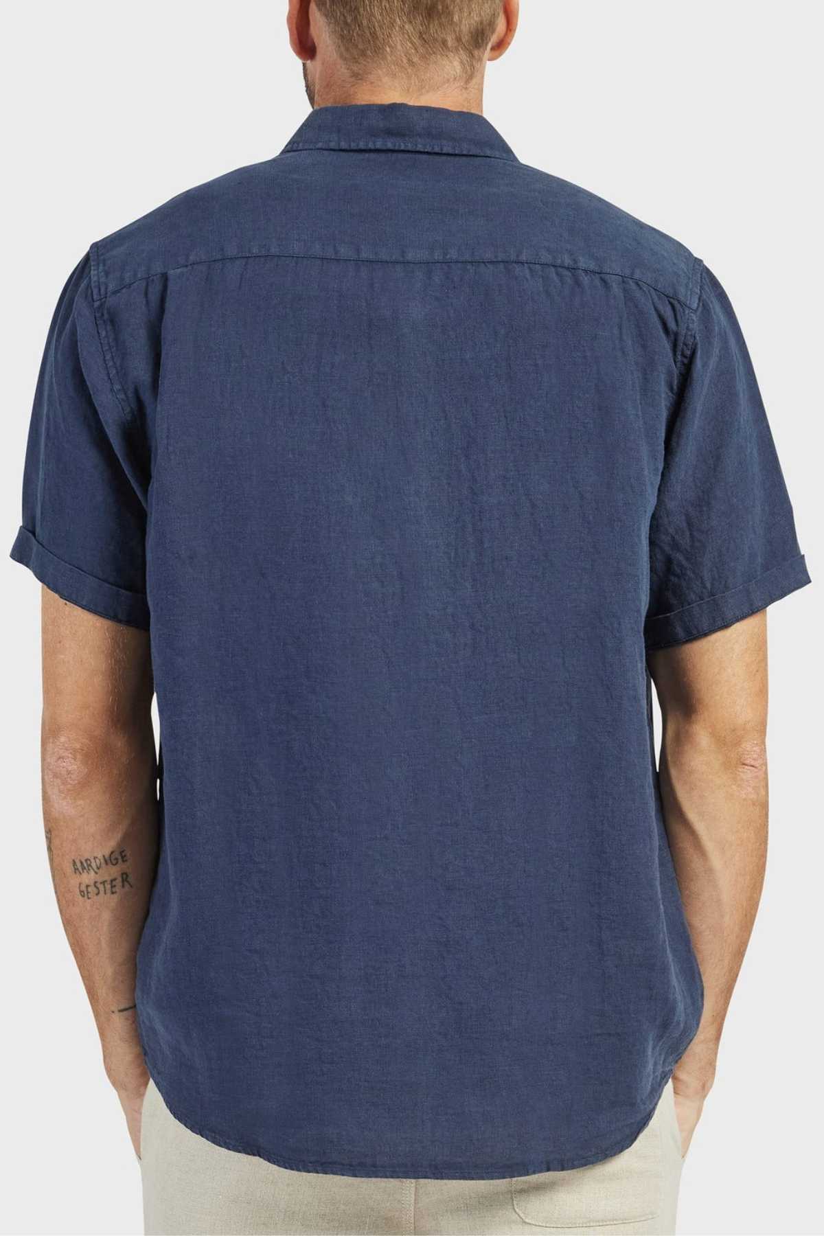 Academy Brand Hampton Linen Short Sleeve Shirt - Image 3