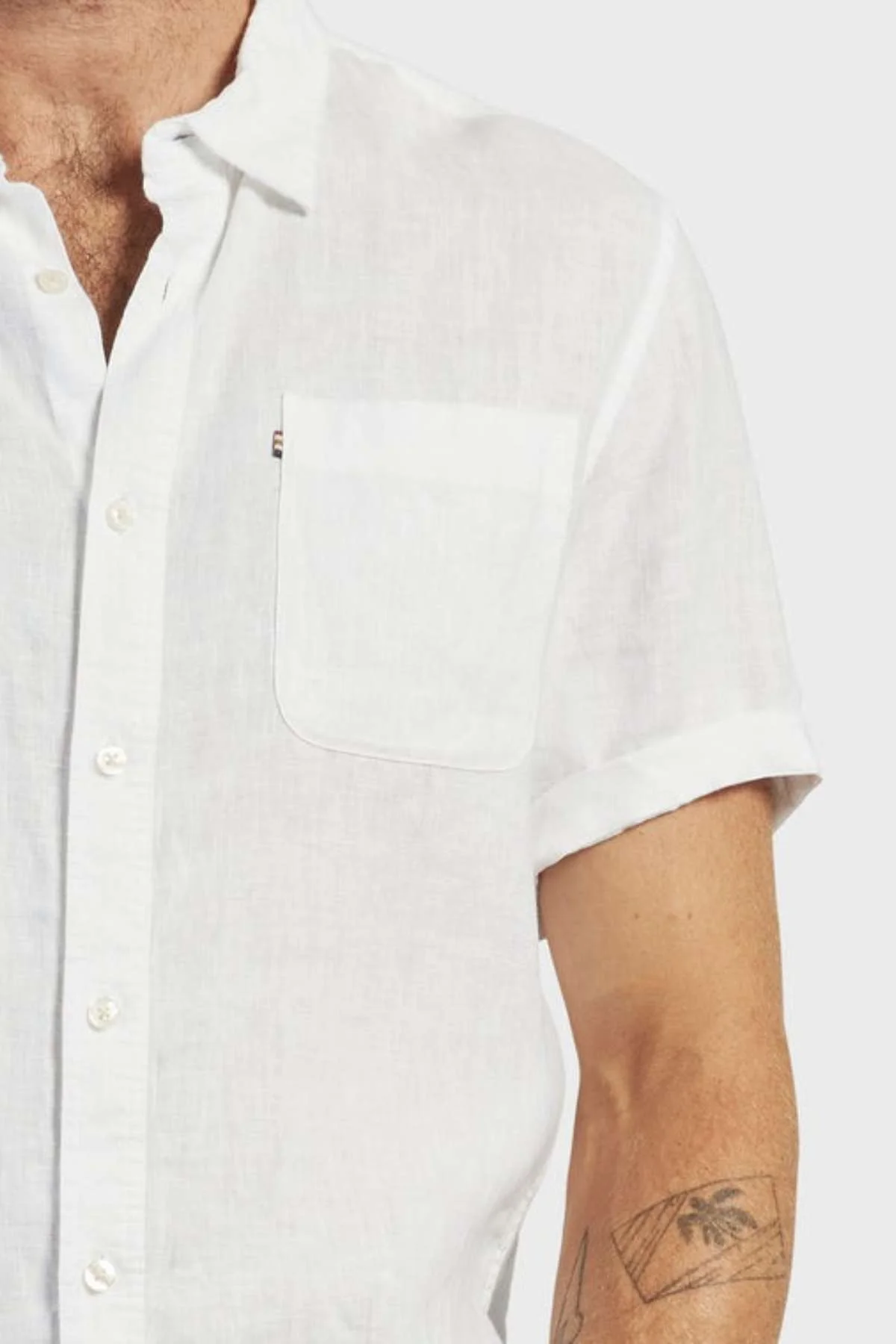 Academy Brand Hampton Linen Short Sleeve Shirt - Image 4