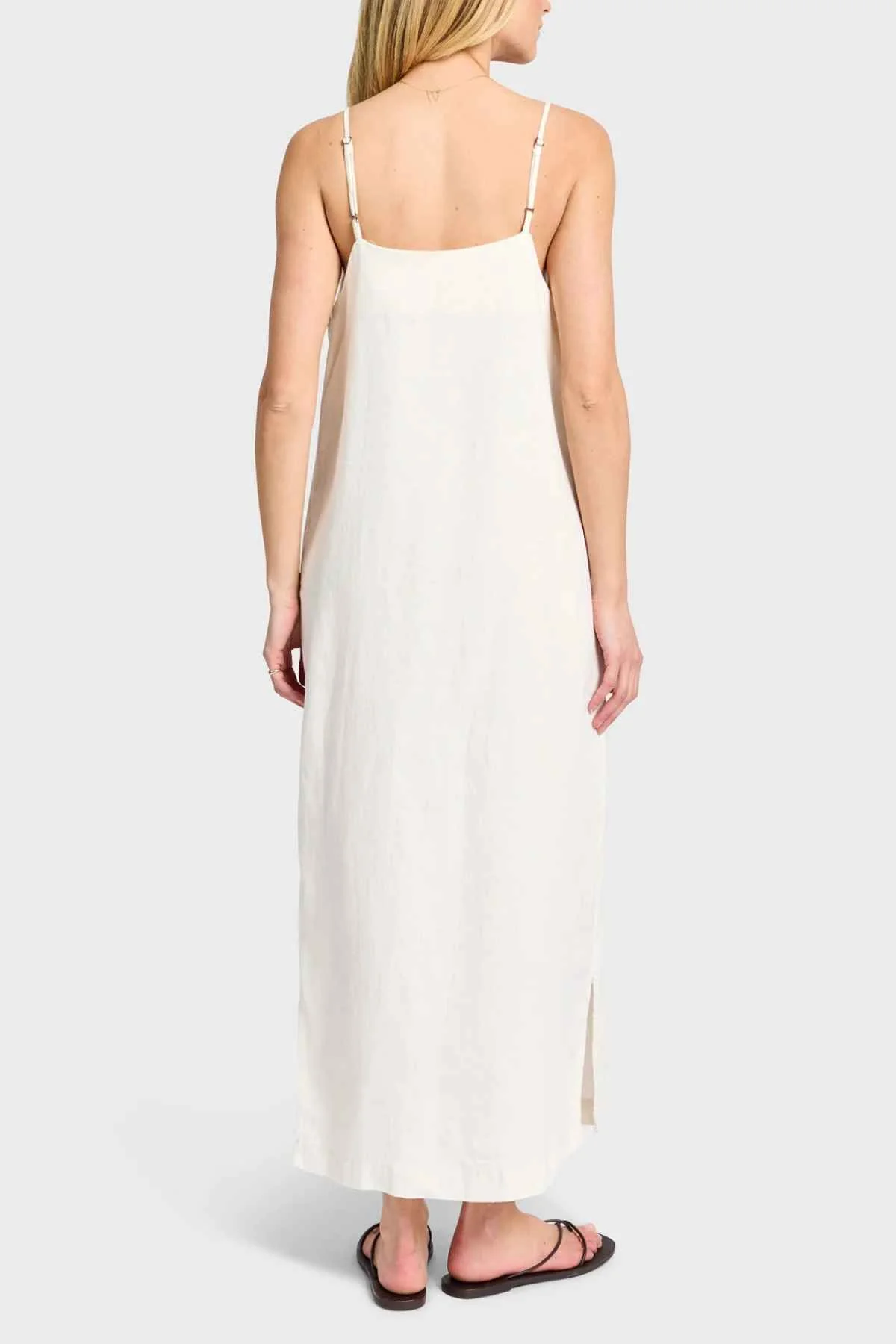 Academy Women Essential Linen Slip Dress - Image 3