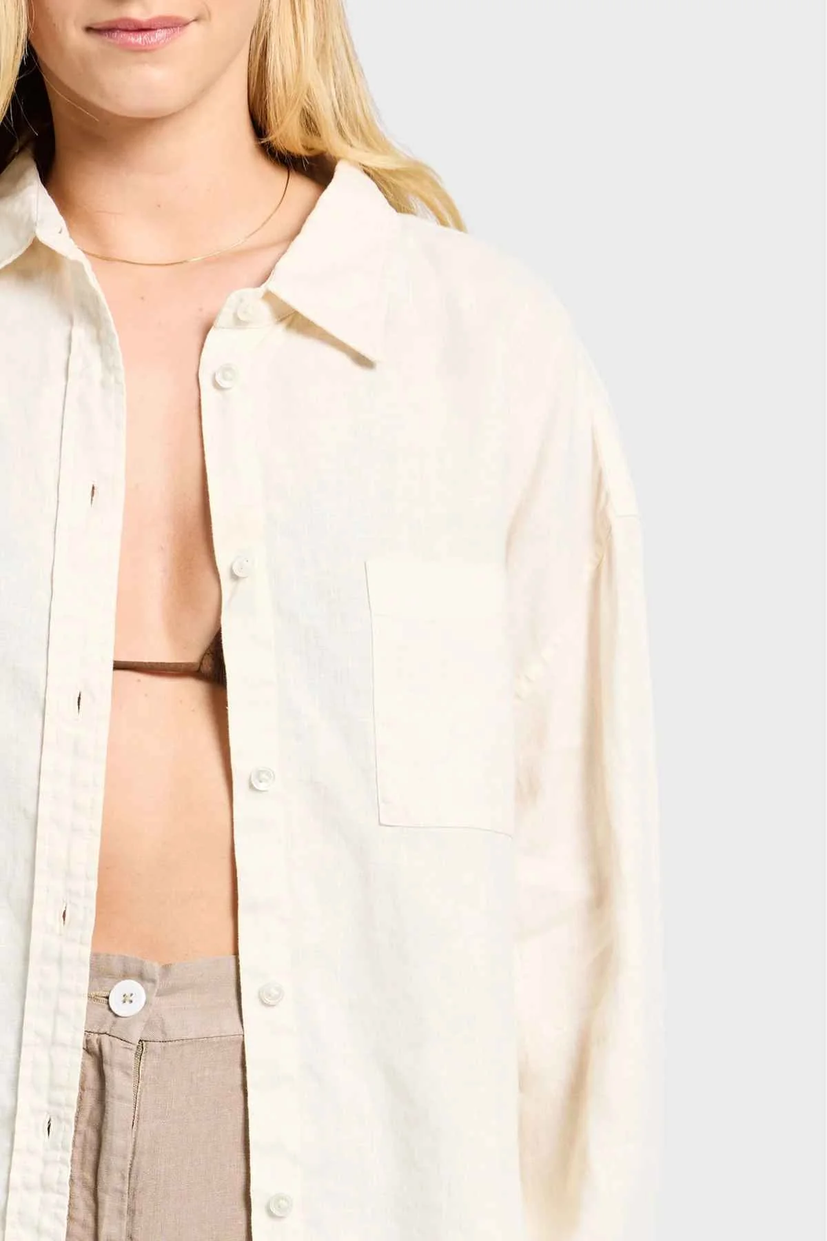 Academy Women Hampton Linen Shirt - Image 4
