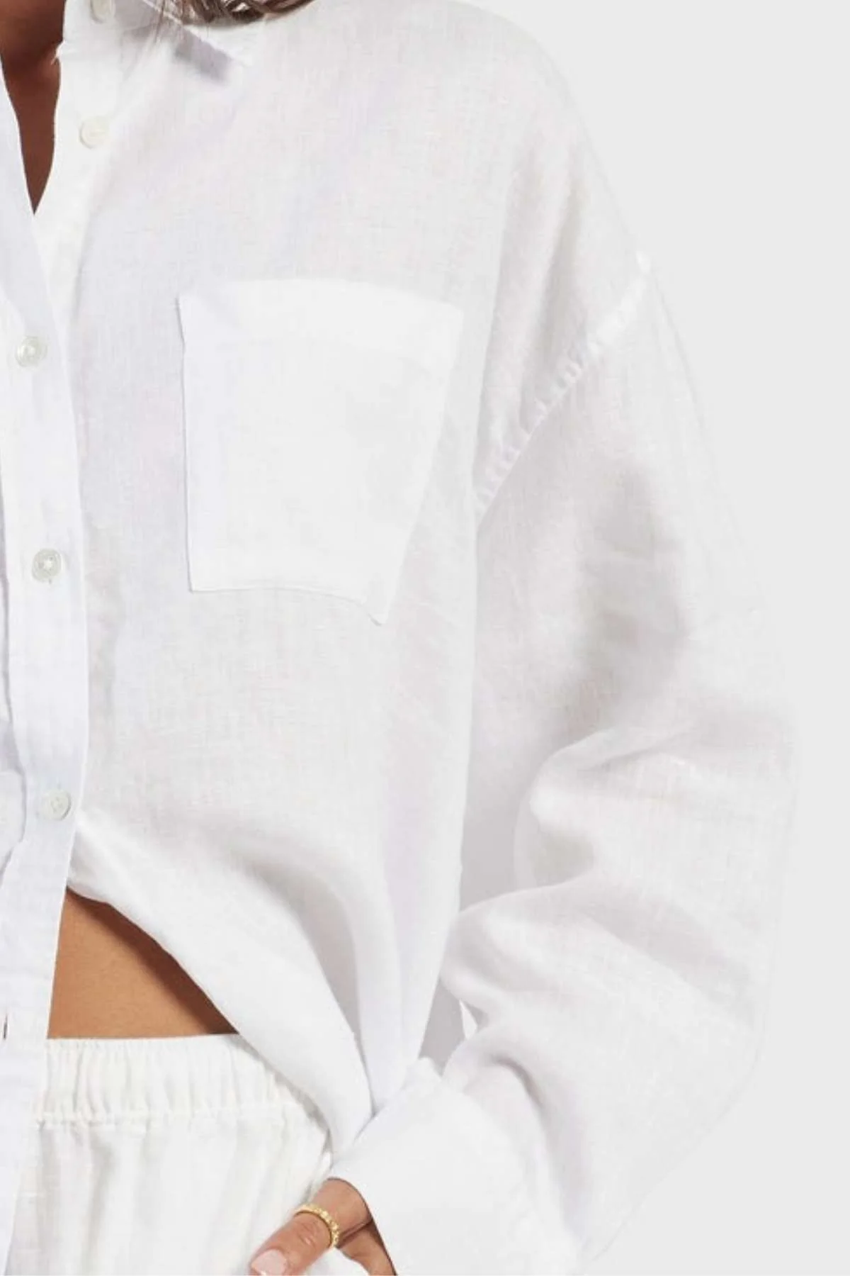 Academy Women Hampton Linen Shirt - Image 4