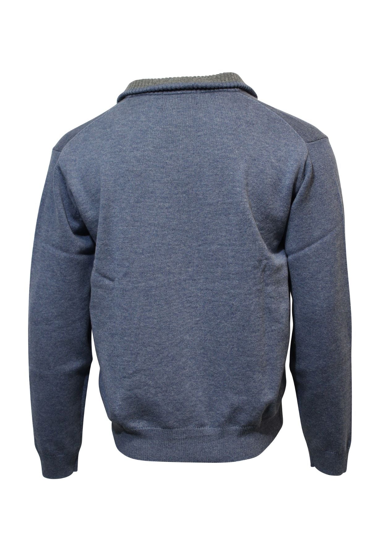 Ansett Gold Luxury Wool Cashmere Half Zip Knit - Image 2