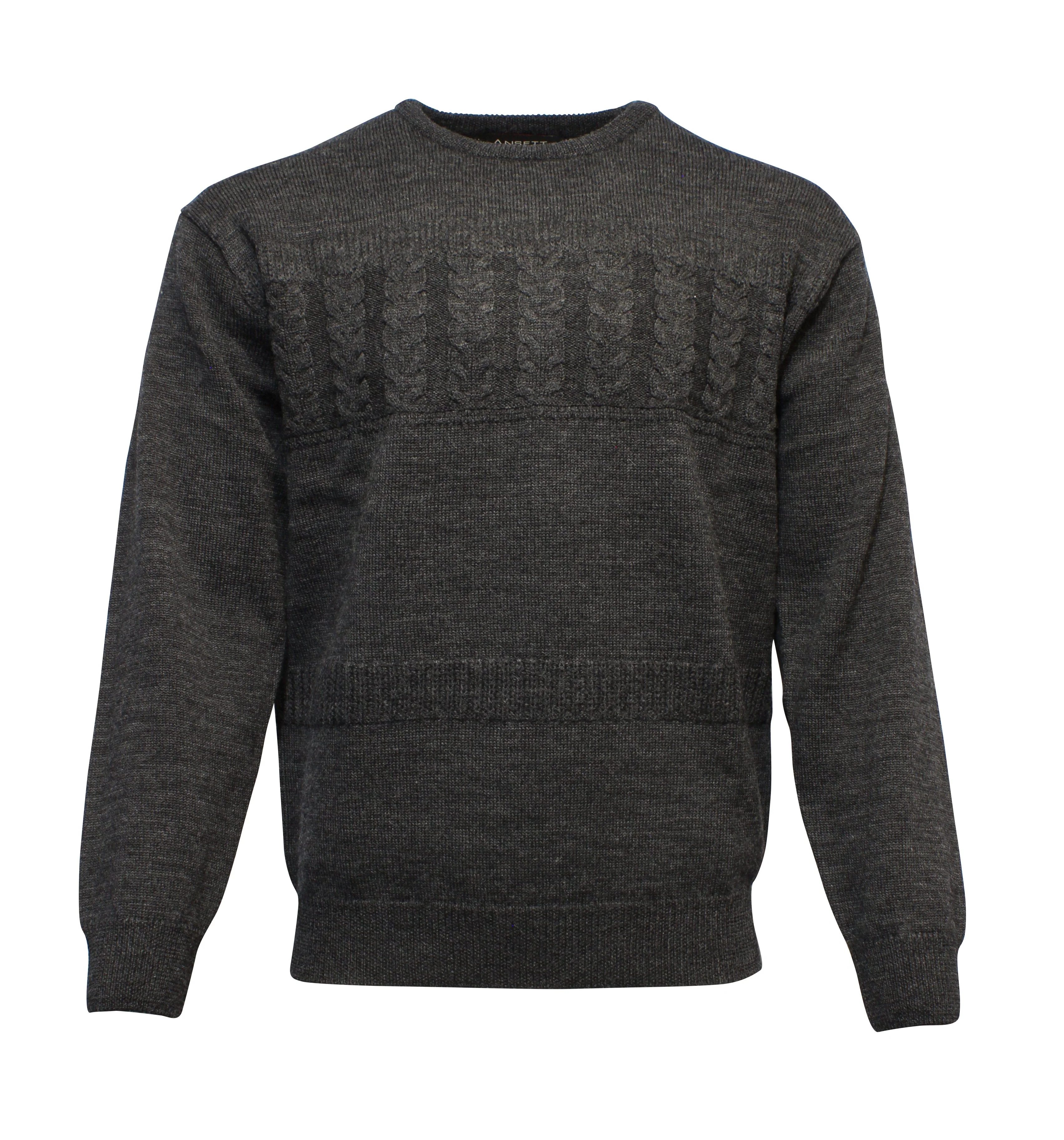 Ansett Pure New Wool Crew Neck Knit