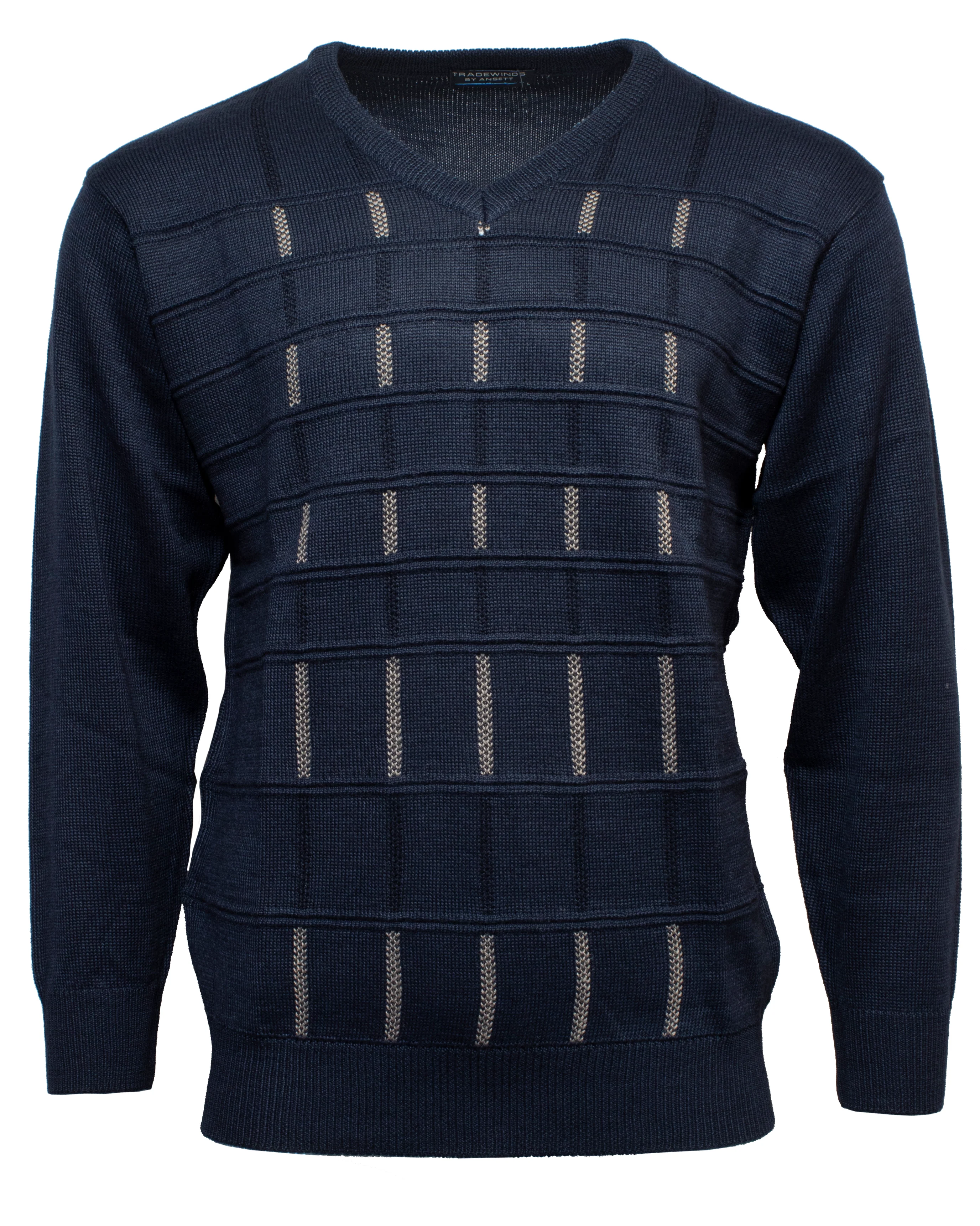 Ansett Tradewinds Jacquard Vee Knit