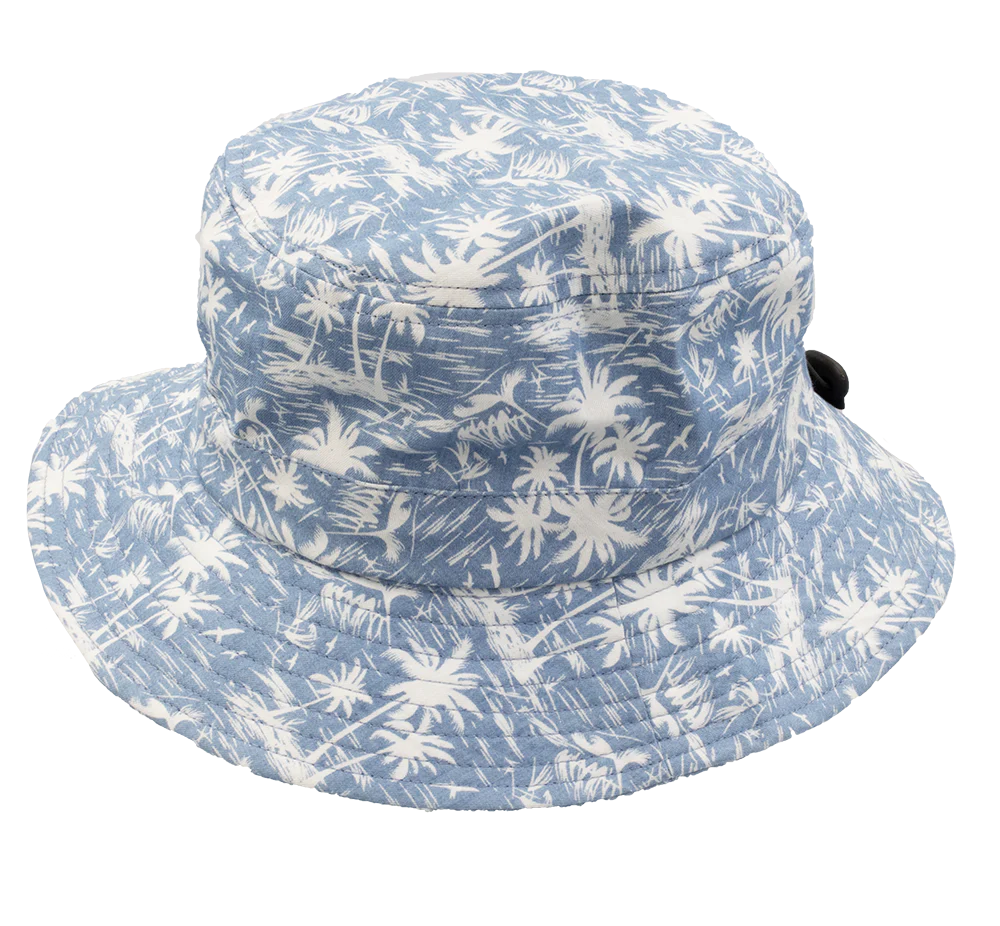 Avenel Cotton Palm Print Hat
