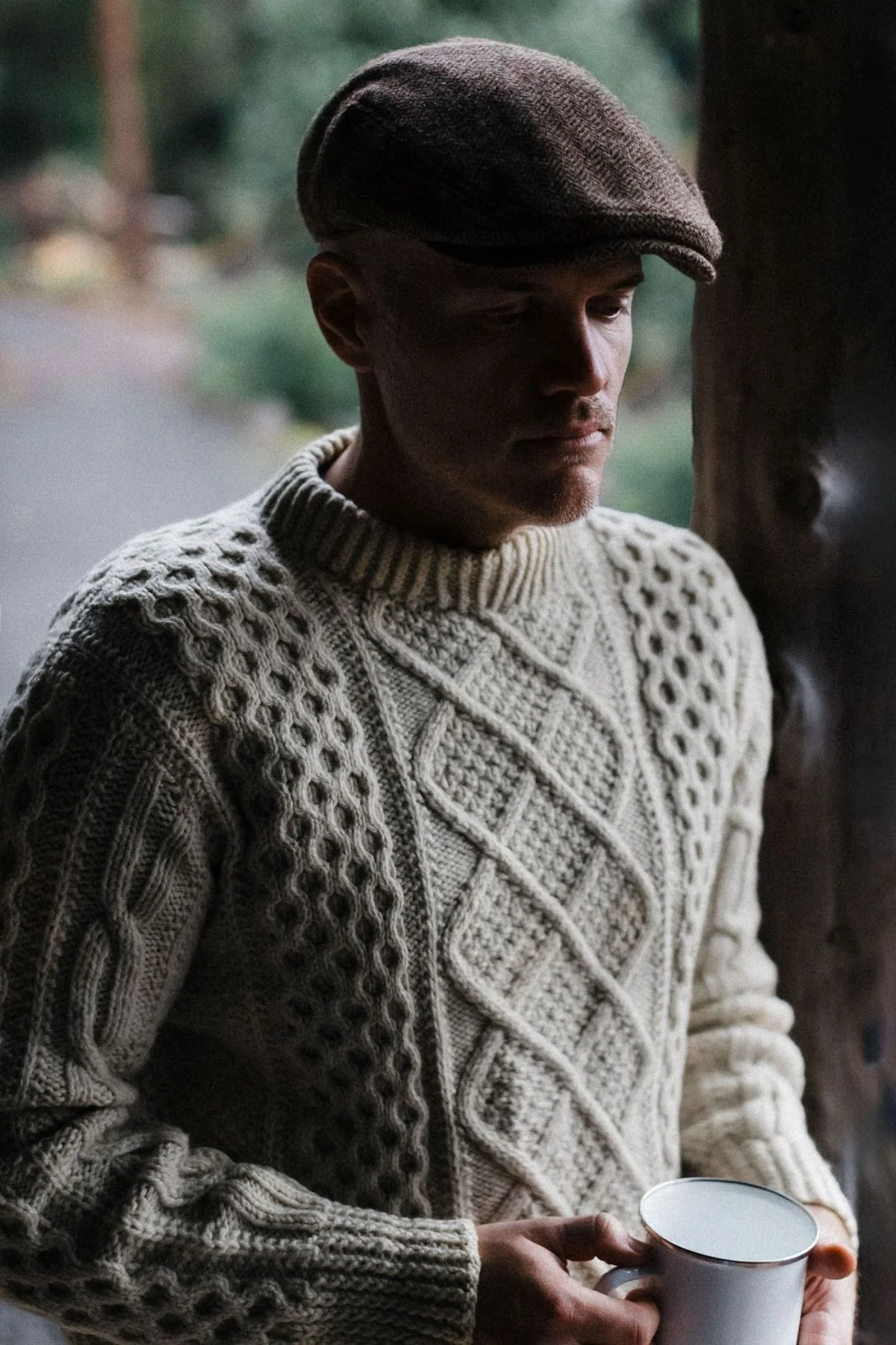 Avenel Cunningham Six Panel Nailhead Wool Blend Cap - Image 3