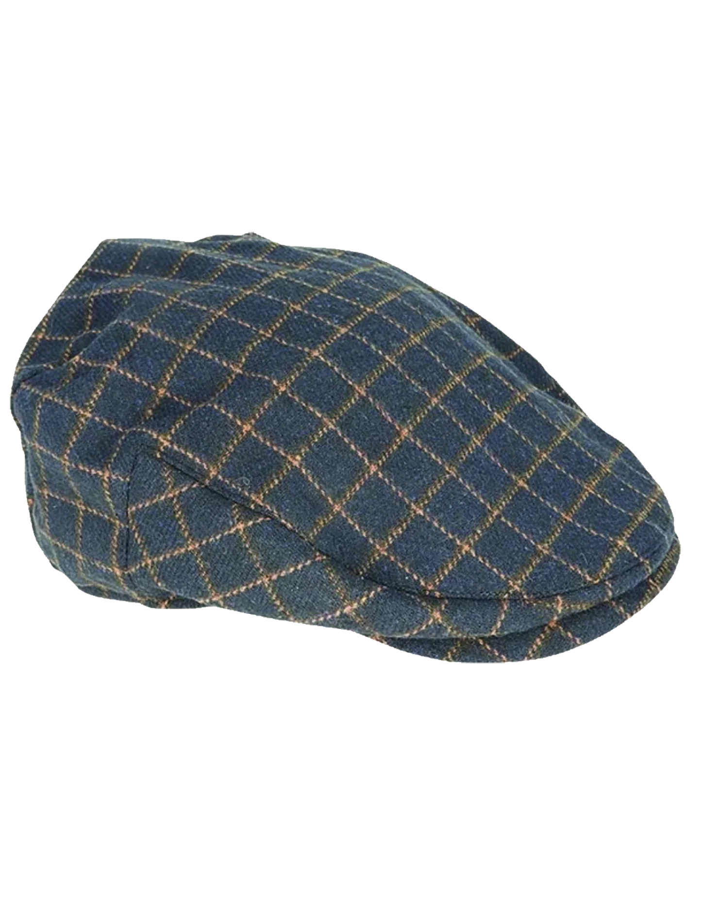 Avenel Wool Blend Check Ivy Cap