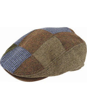 Avenel Wren Wool Blend Patchwork Cap
