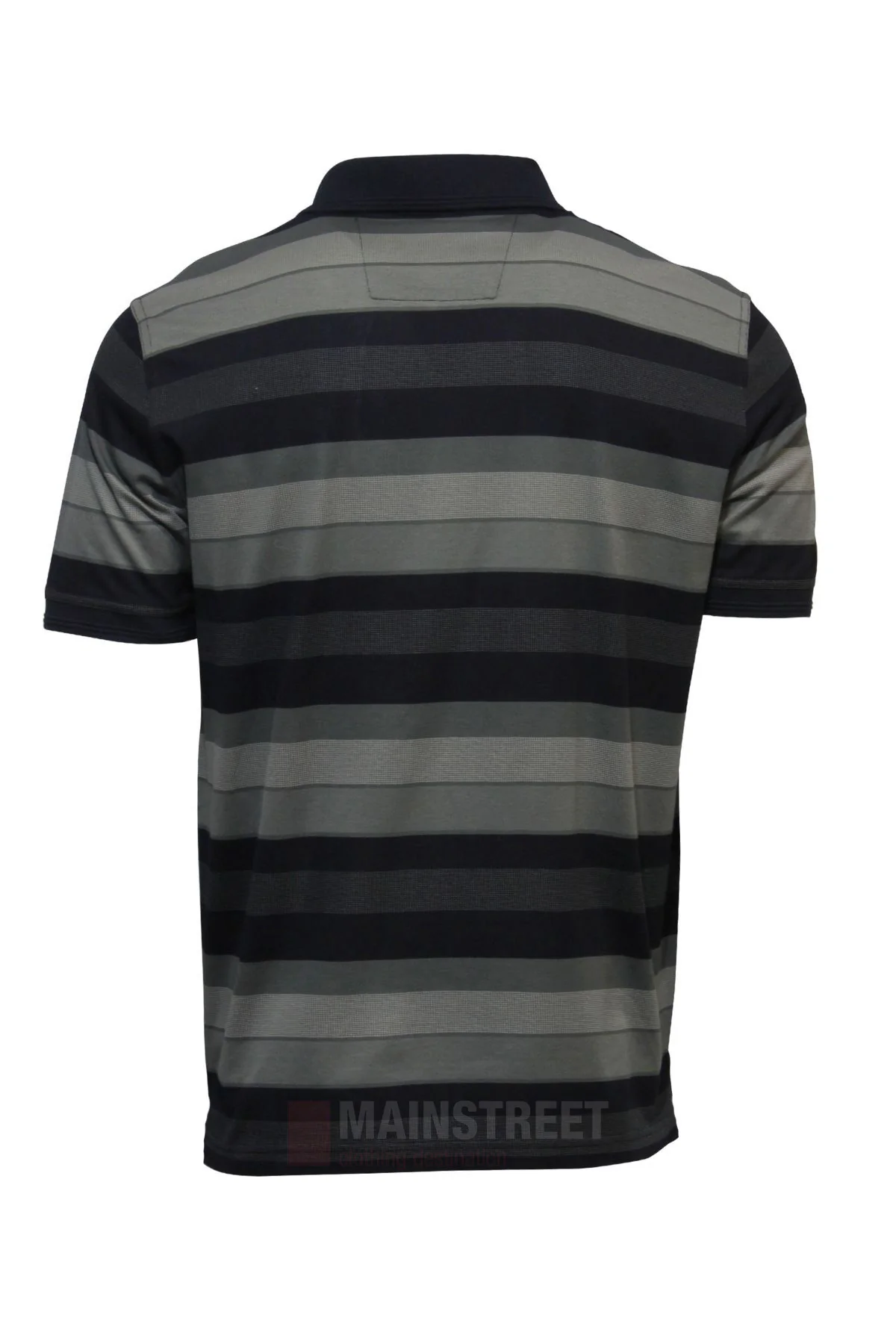 Back Bay Mercerised Cotton Block Stripe Polo - Image 2