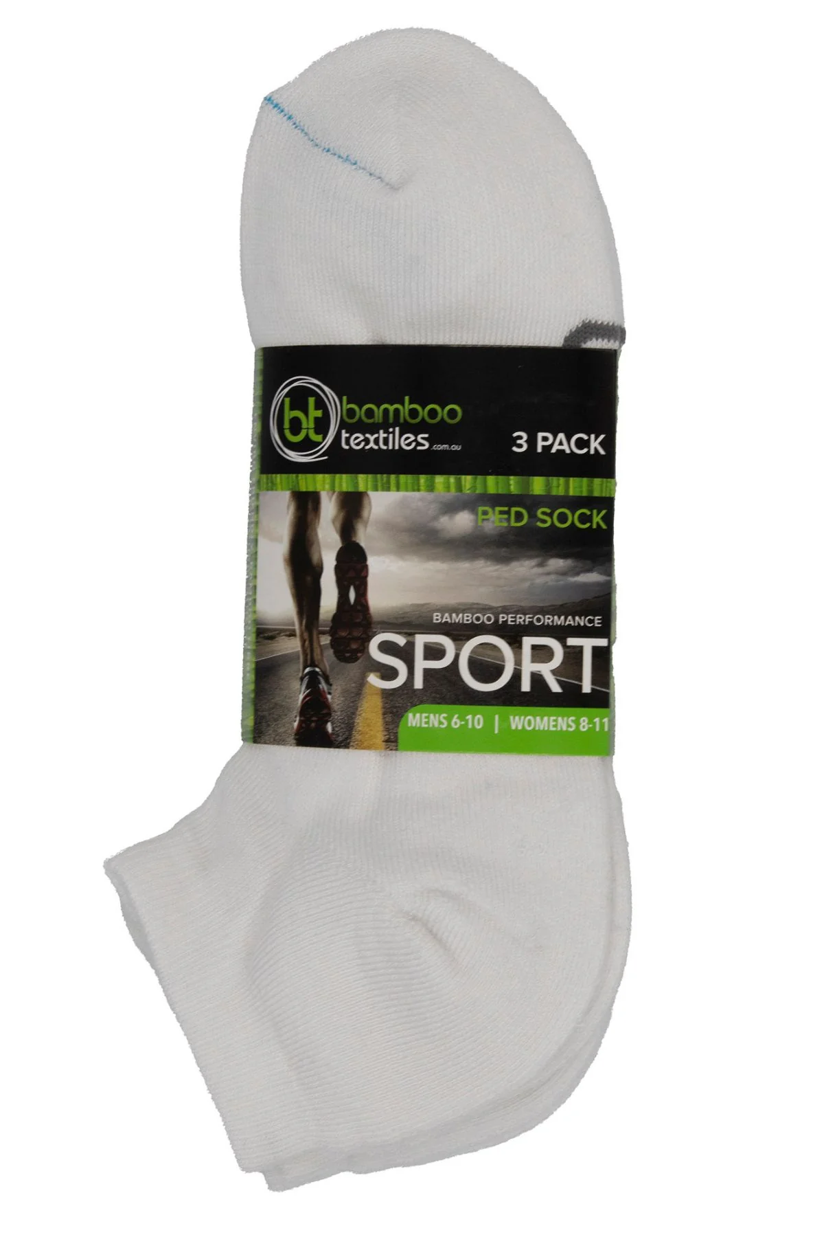 Bamboo 3pk Ped Sock
