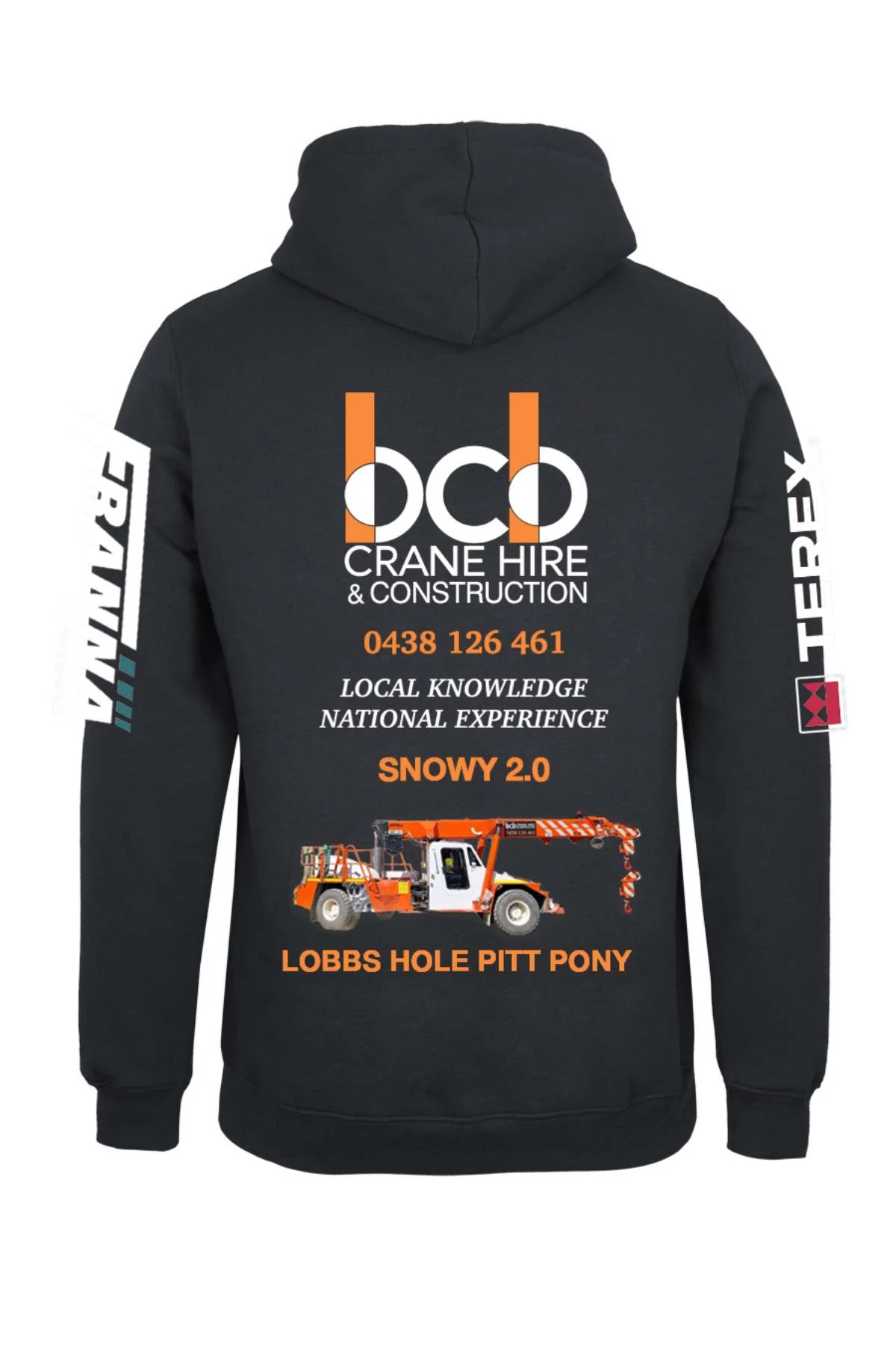 BCB Crane Hire Hoodie - Image 2