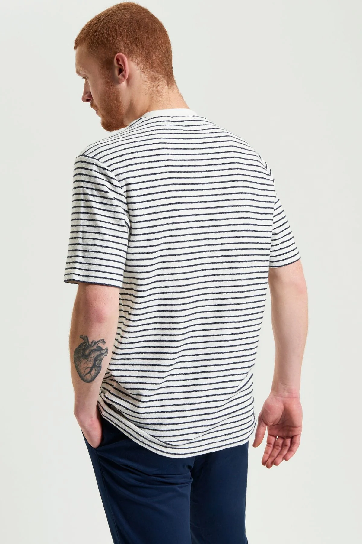Ben Sherman Textured Stripe Tee - Image 2