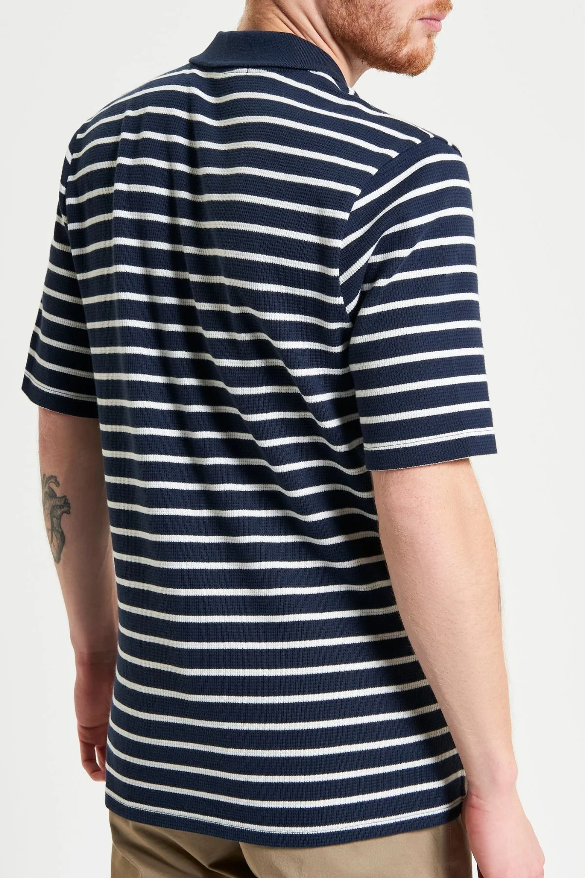 Ben Sherman Waffle Stripe Polo - Image 2
