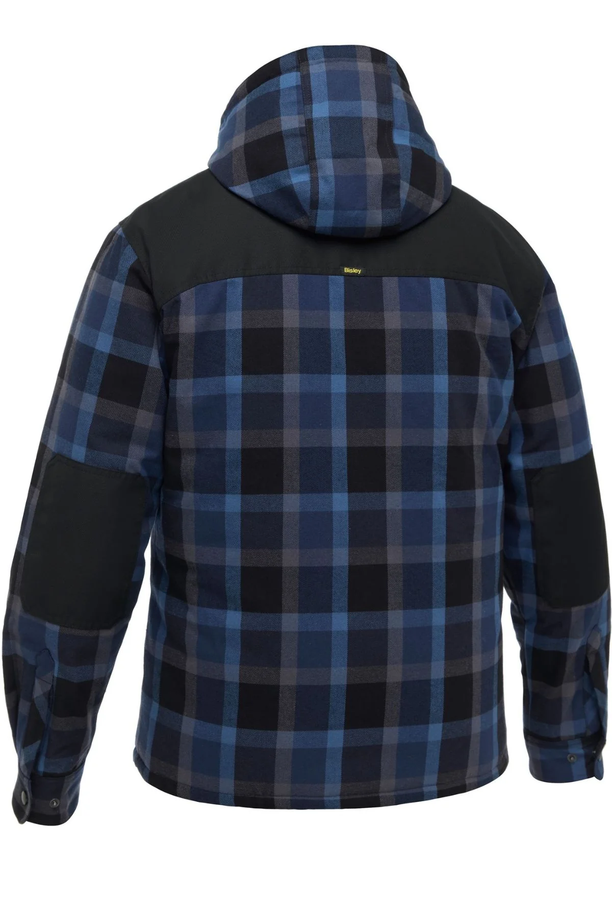 Bisley Contrast Check Zip Front Hoodie - Image 2