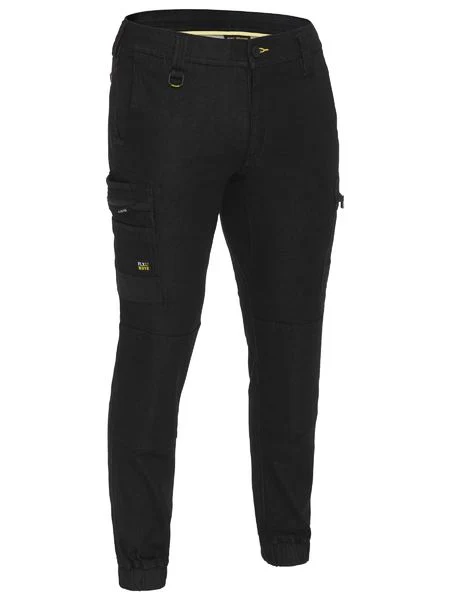 Bisley Flex & Move Stretch Denim Cargo Cuffed Pant