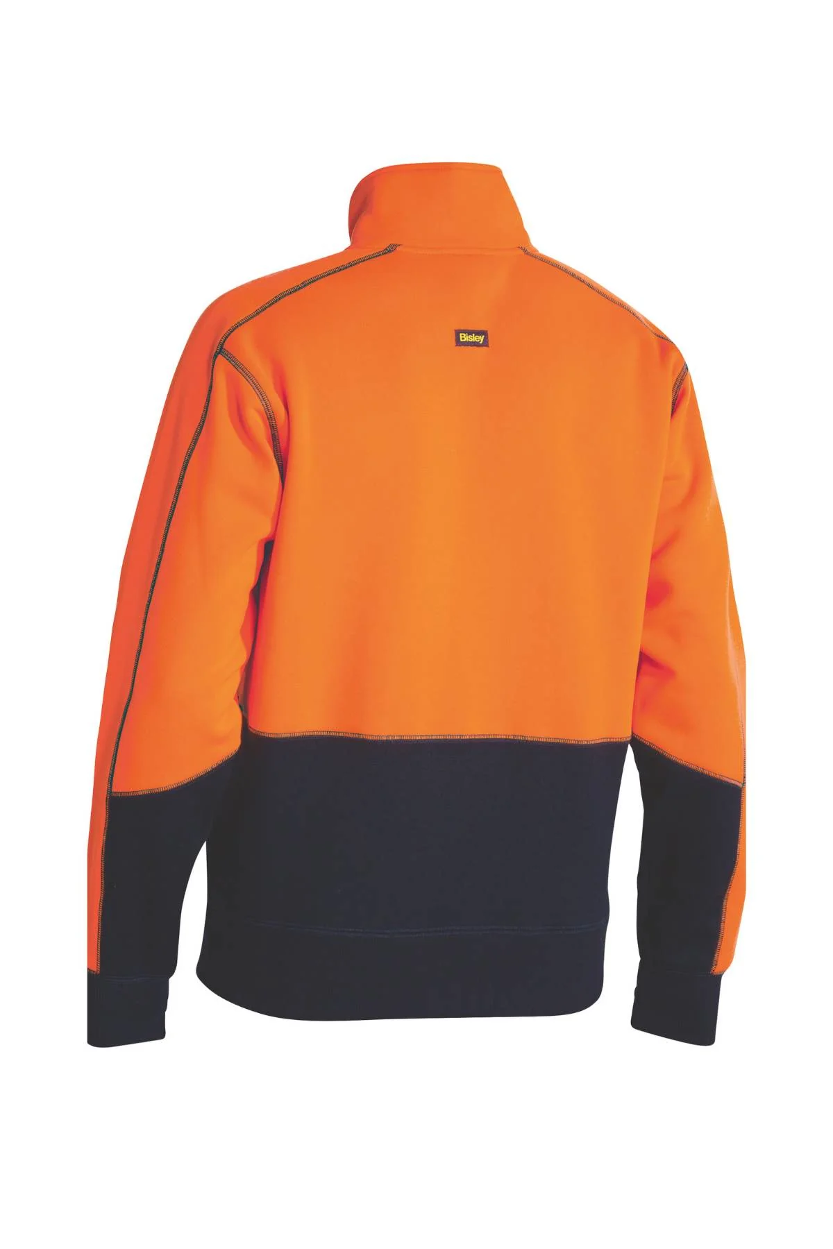 Bisley Hi Vis 1/4 Zip Pullover Fleece - Image 2