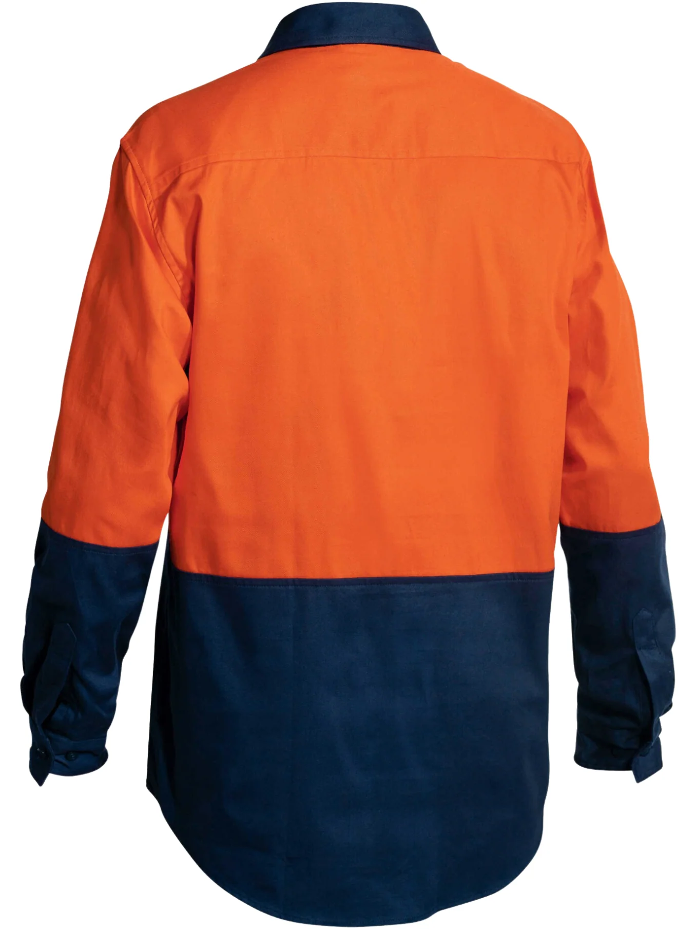 Bisley Hi Vis Closed Front Drill Shirt - Image 2