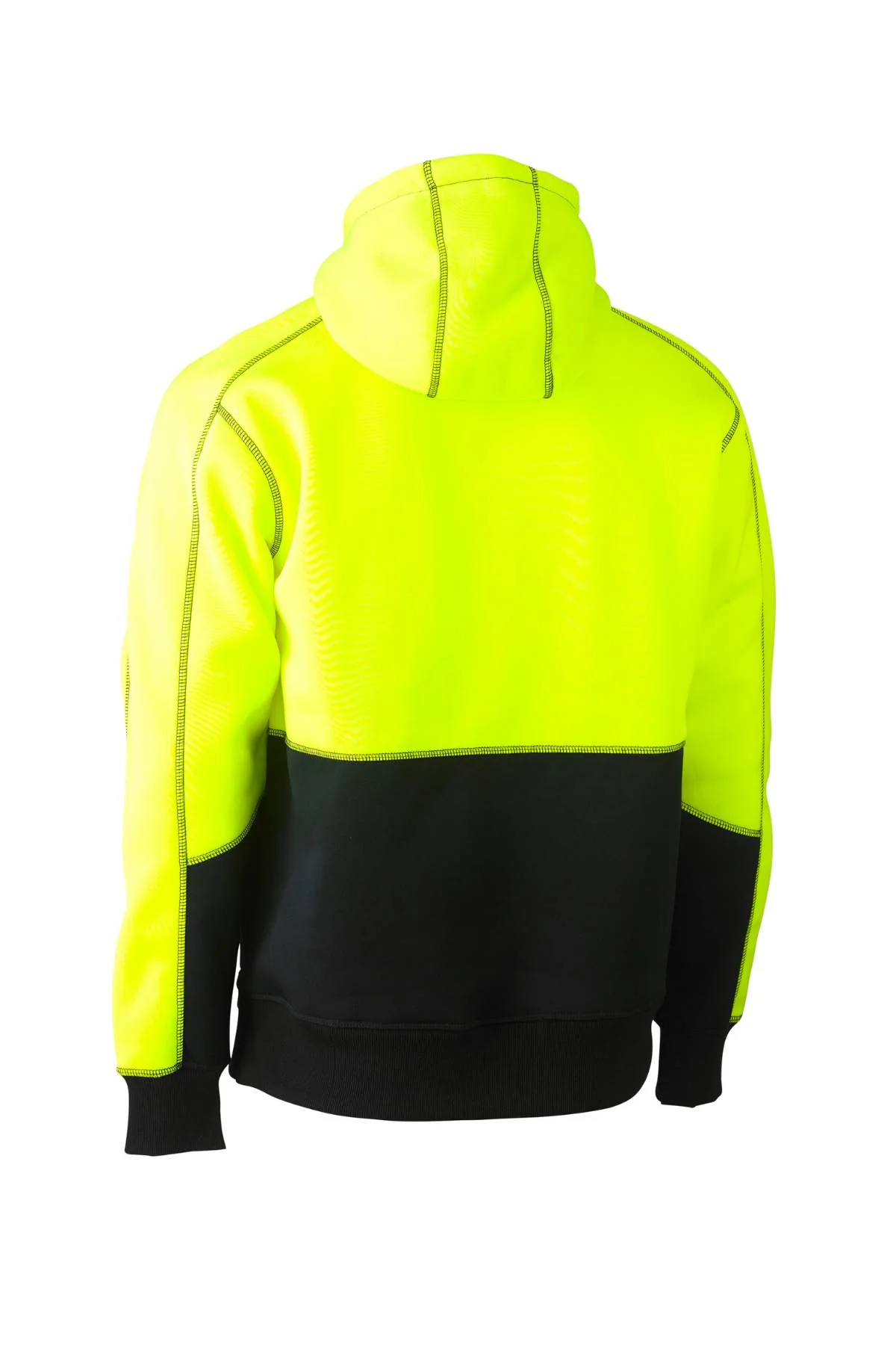 Bisley Hi Vis Fleece Hoodie Pullover - Image 2