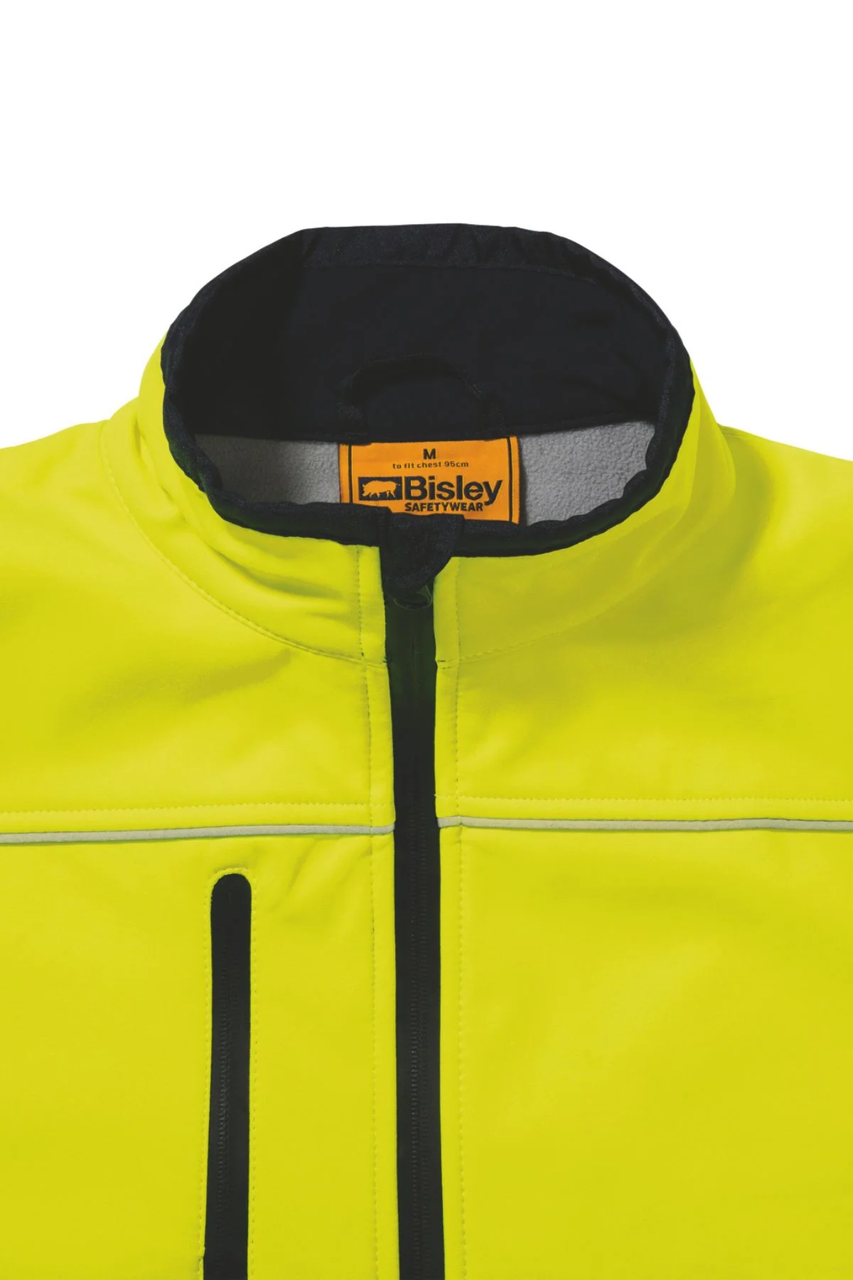 Bisley Hi Vis Soft Shell Taped Jacket - Image 4