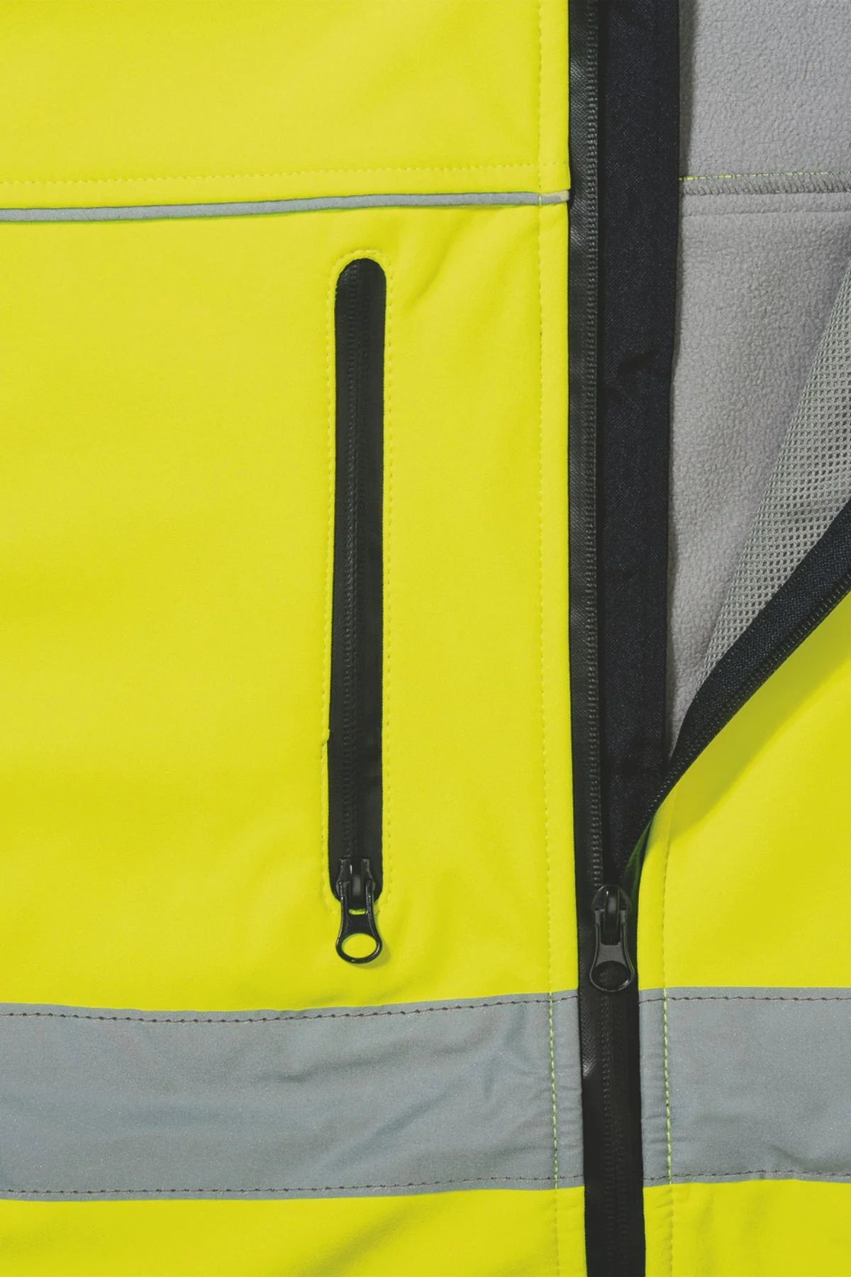 Bisley Hi Vis Soft Shell Taped Jacket - Image 5