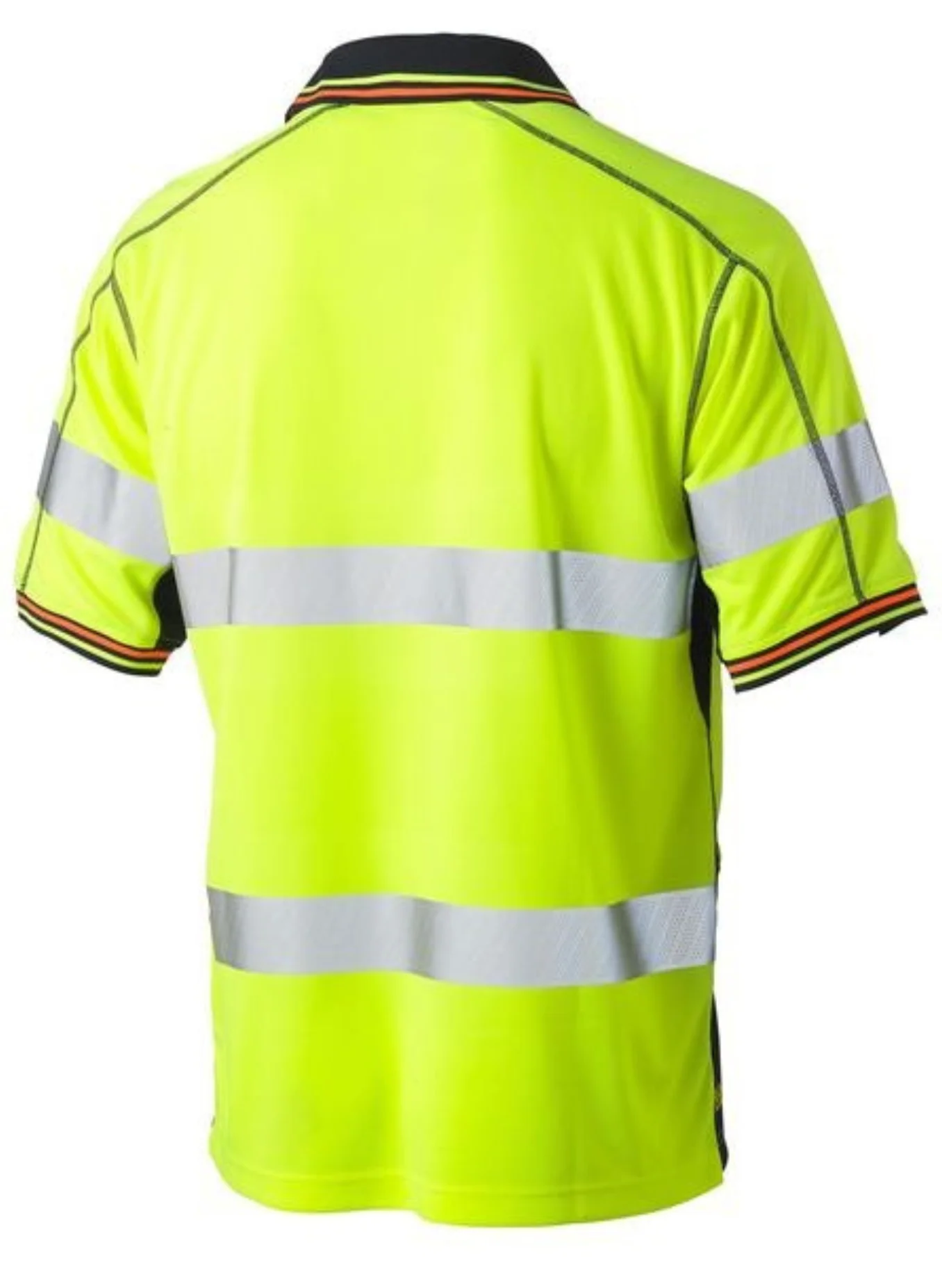 Bisley Hi Vis Taped Mesh Polo - Image 2