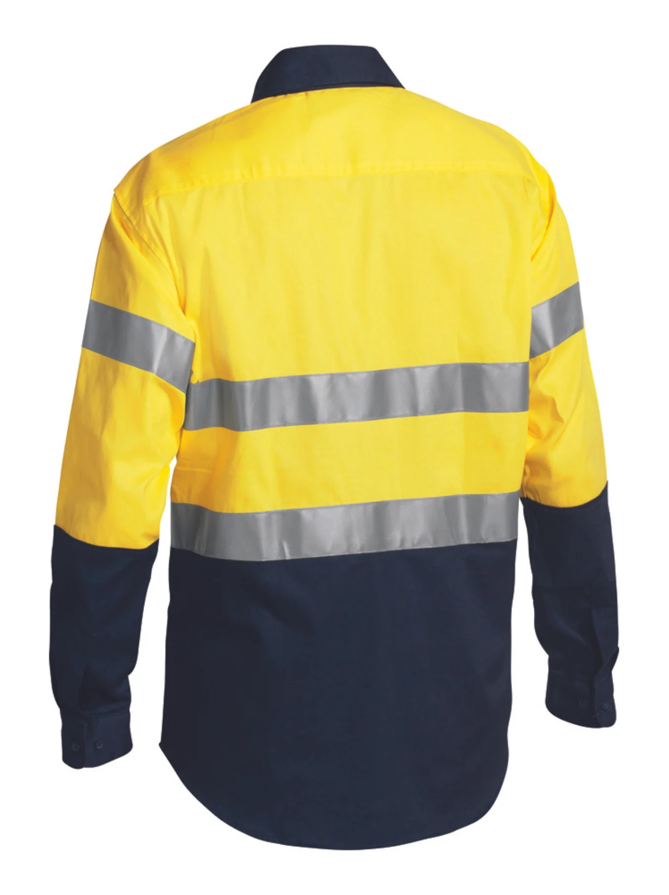 Bisley Taped Hi Vis Drill Shirt - Image 2