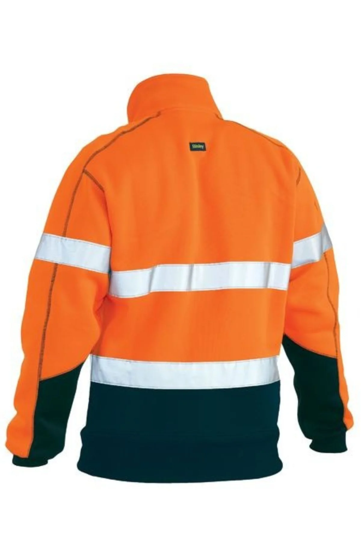 Bisley Taped Hi Vis Fleece Pullover With Sherpa Lining - Image 2