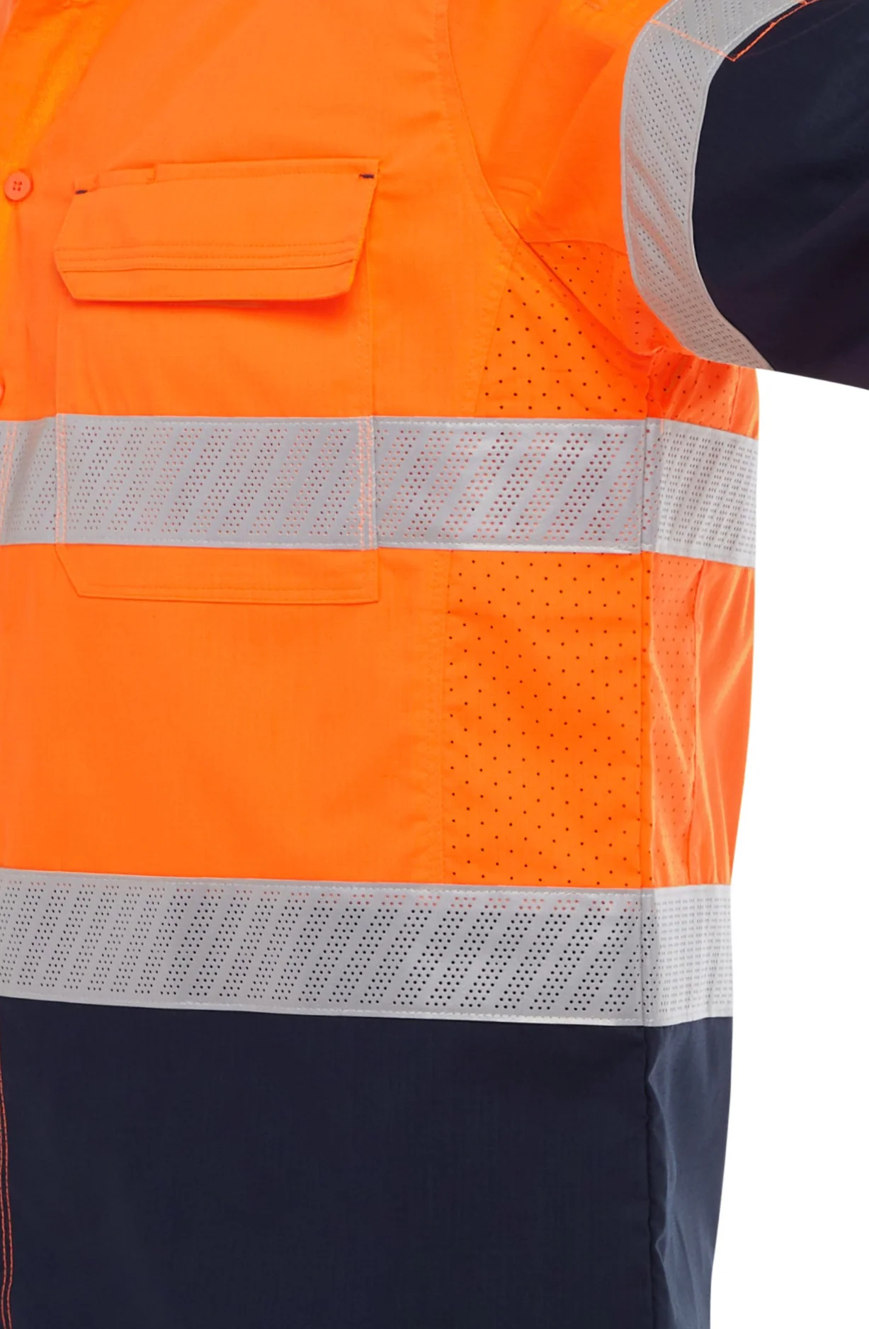 Bisley X Airflow Hi Vis Stretch Ripstop Shirt - Image 6