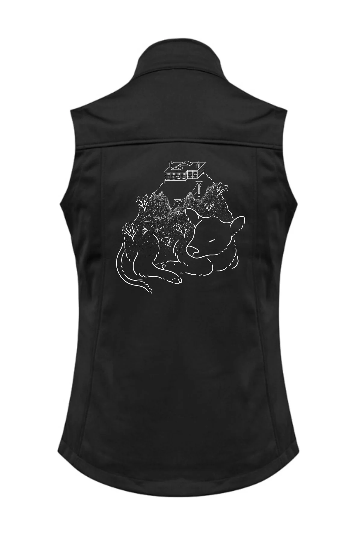Blue Cow Perisher Womens Softshell Vest ** PRE-ORDER** - Image 2
