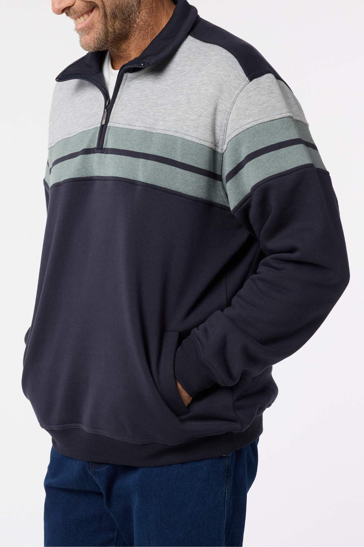 Breakaway Henrich Snowy Mt Fleece Half Zip - Image 2