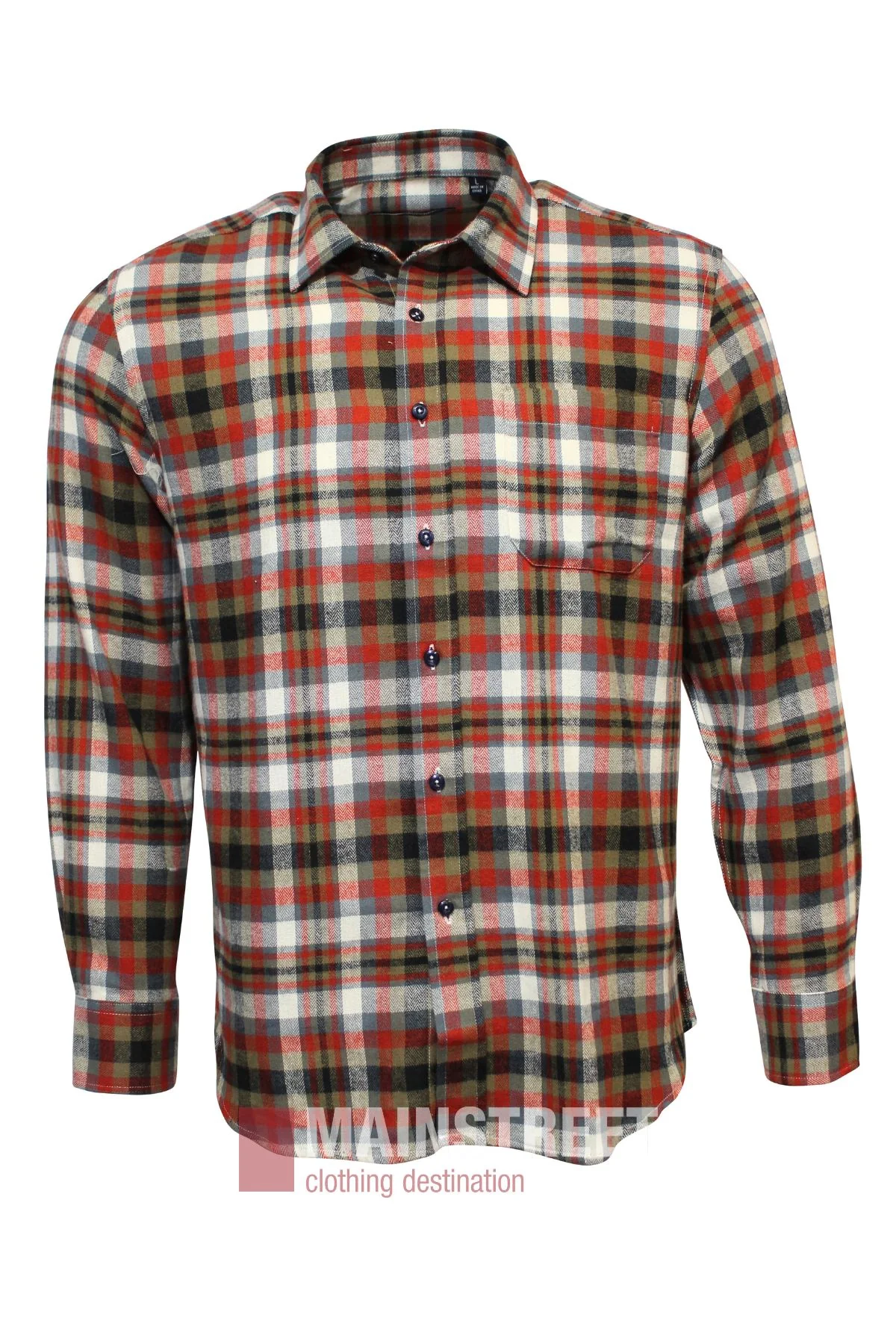 Bridgeport Brushed Cotton Check Shirt