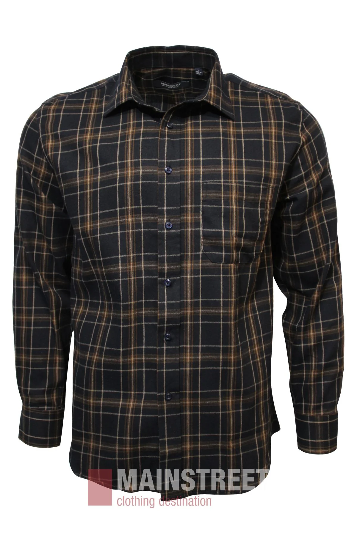 Bridgeport Brushed Cotton Check Shirt