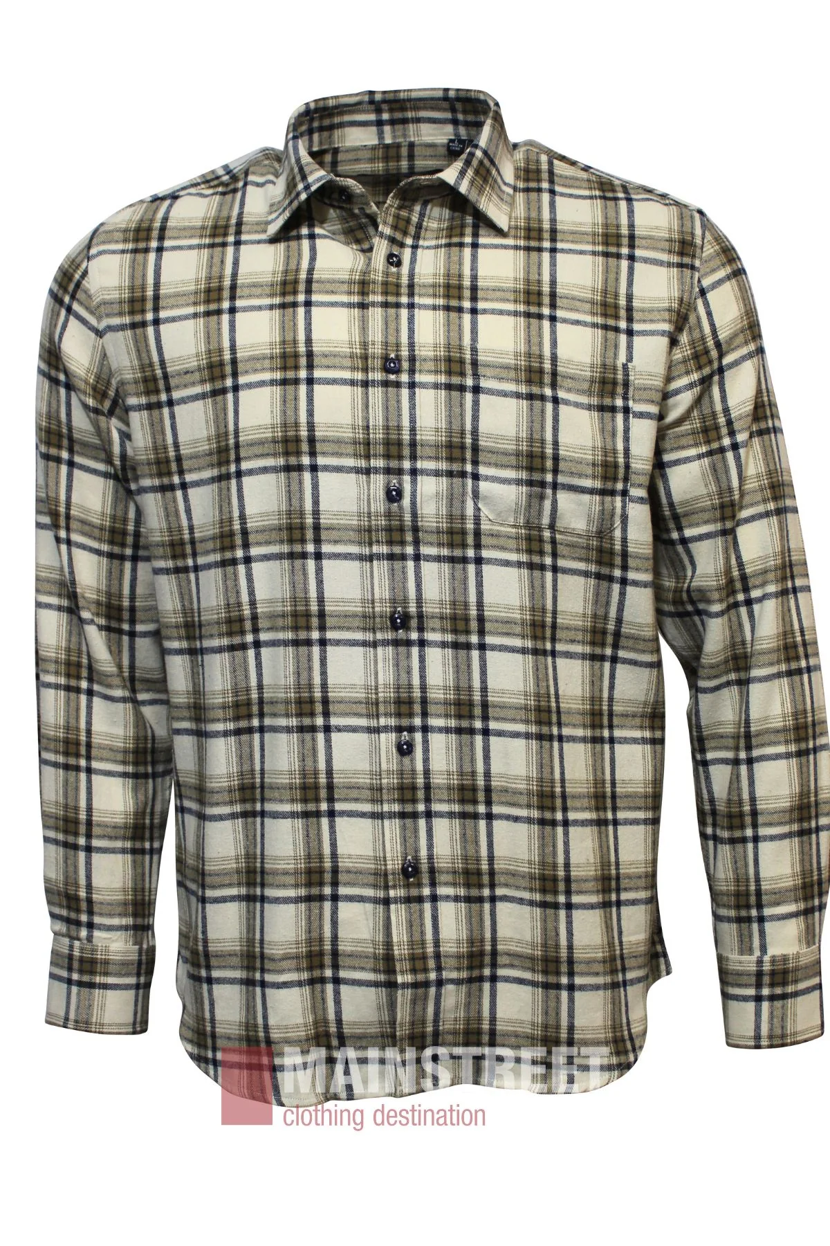 Bridgeport Brushed Cotton Check Shirt