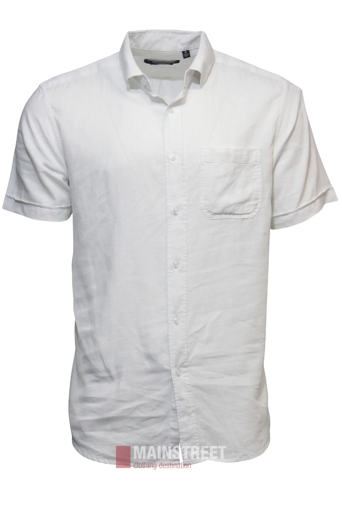 Bridgeport Linen Blend Short Sleeve Shirt