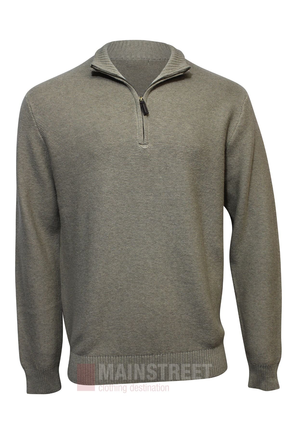 Bridgeport Wool Blend Half Zip Knit