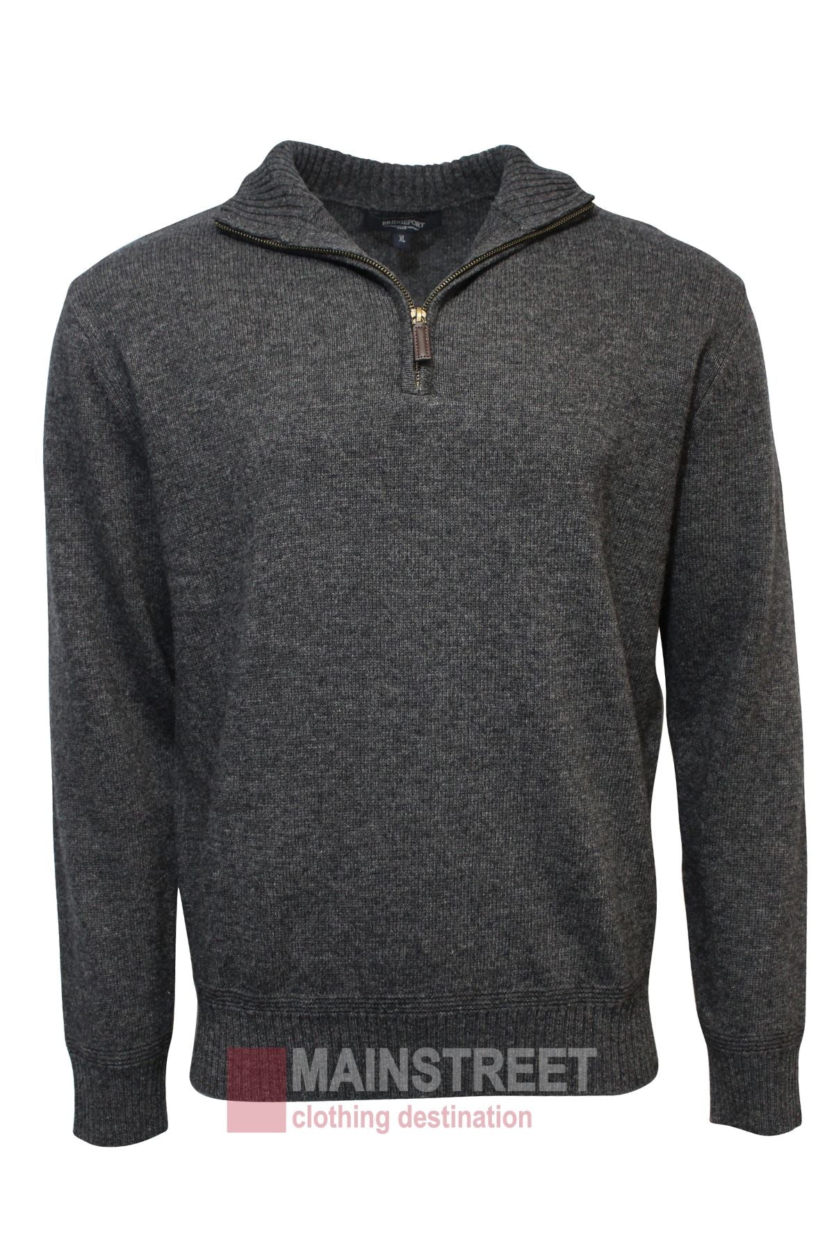 Bridgeport Wool Rich Half Zip Knit