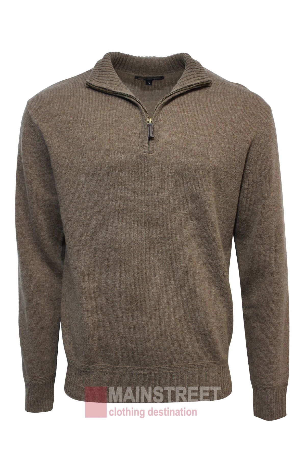 Bridgeport Wool Rich Half Zip Knit