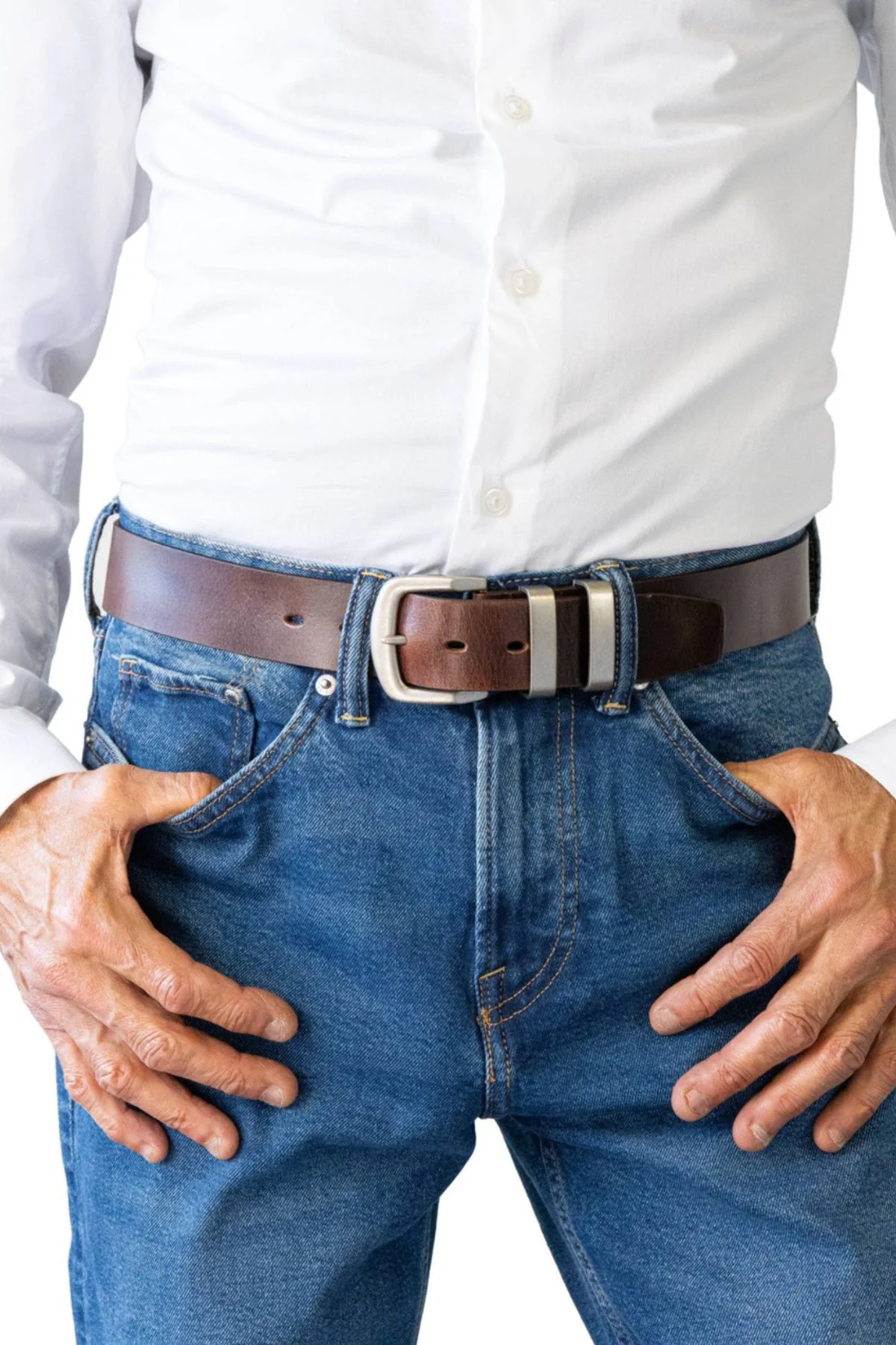 Buckle 5538 Natural Full Grain Belt - Image 2