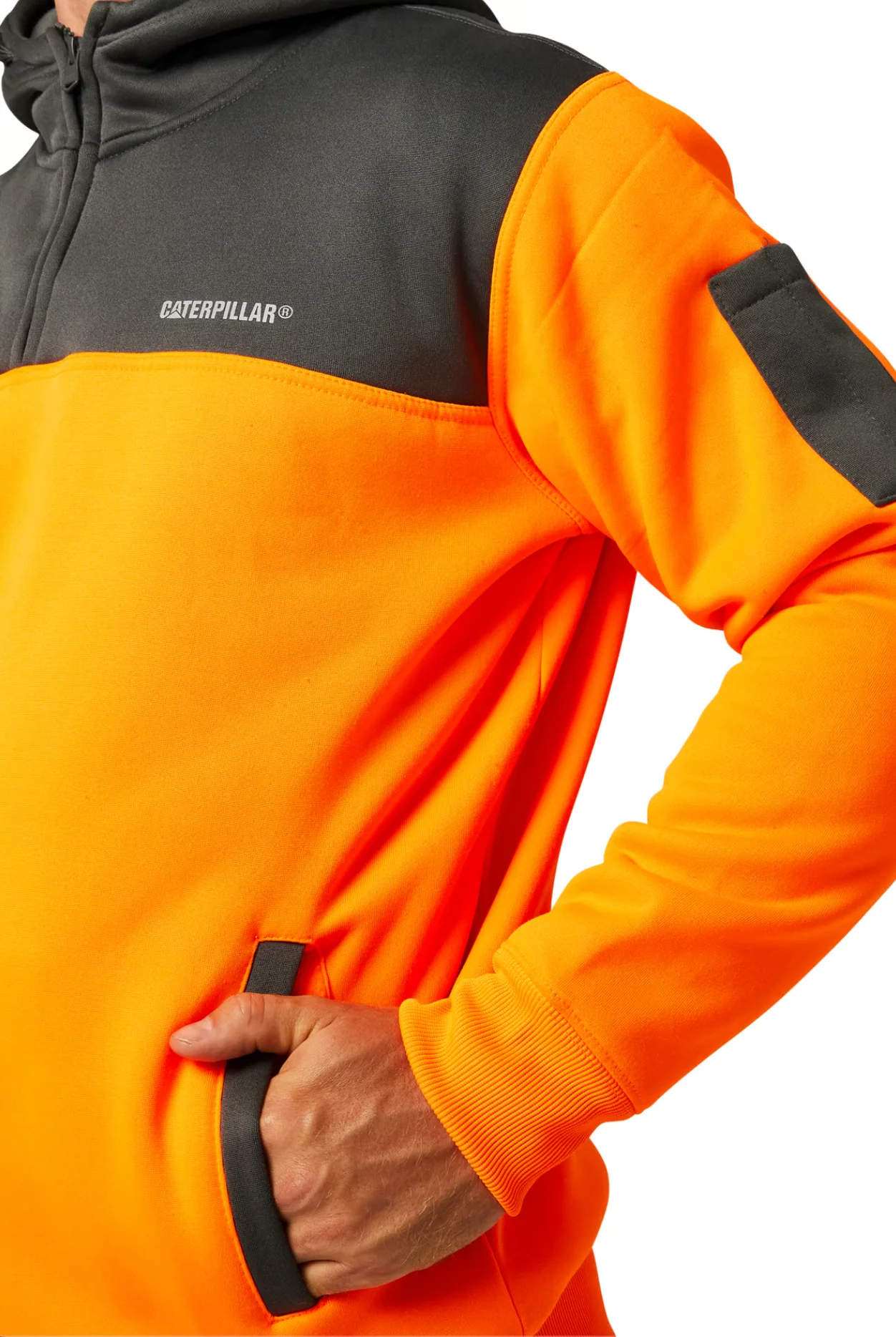 CAT Hi Vis Hoodie - Image 3