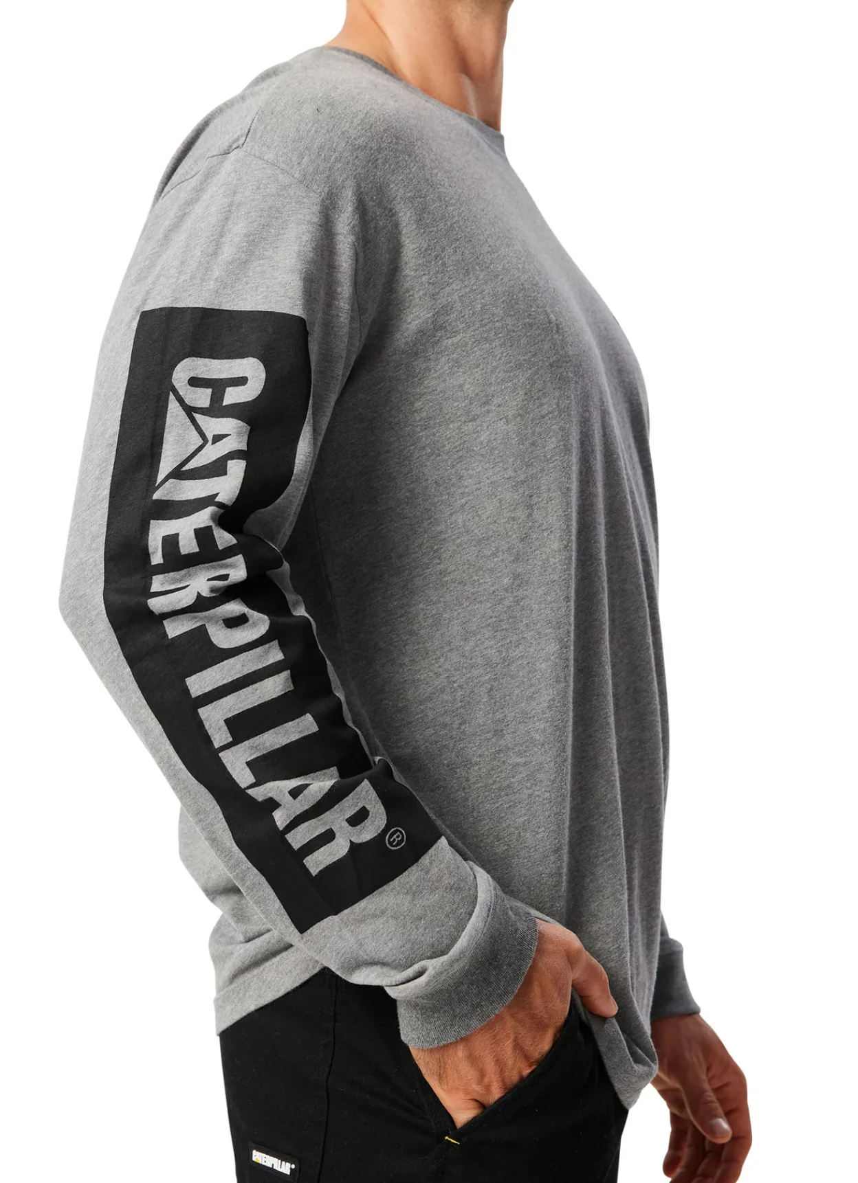 CAT Icon Block Long Sleeve Tee - Image 3