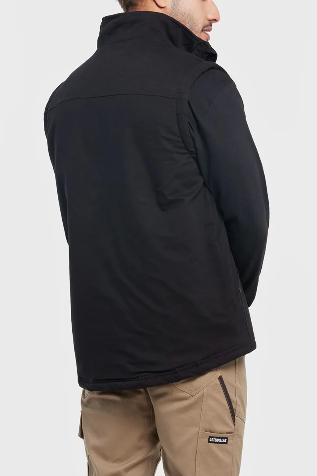 CAT Sherpa Lined Vest - Image 2
