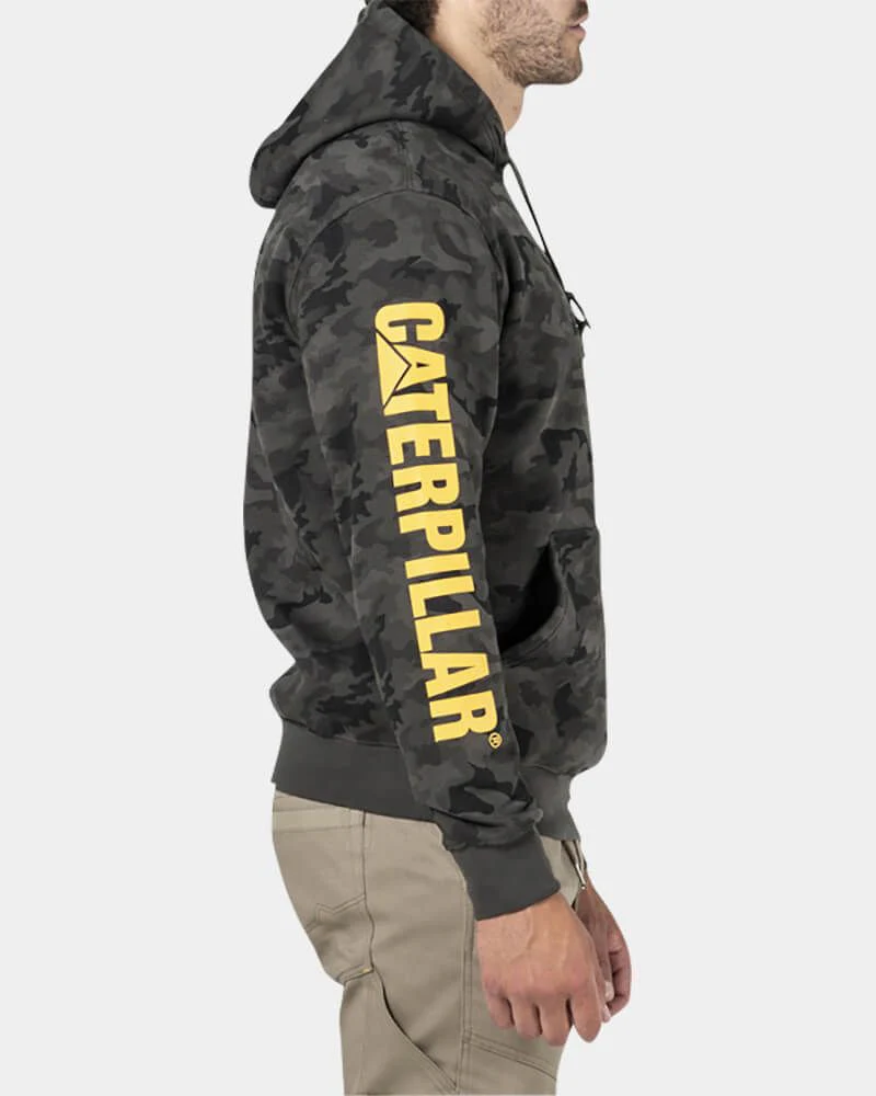 CAT Trademark Banner Hooded Sweat - Image 3