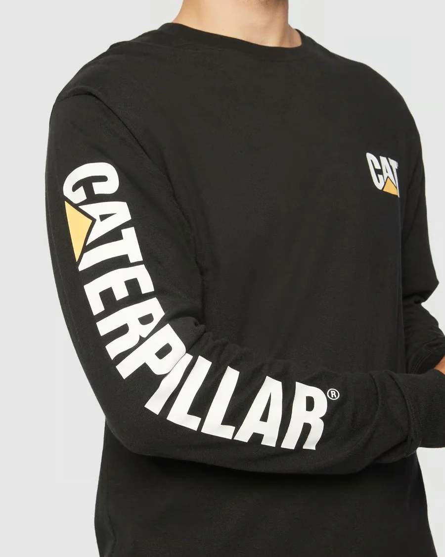 CAT Trademark Banner Long Sleeve Tee - Image 2