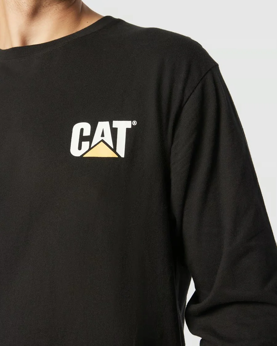 CAT Trademark Banner Long Sleeve Tee - Image 3