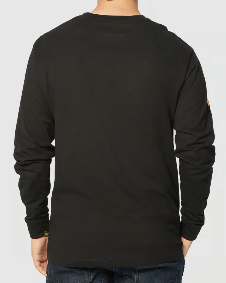 CAT Trademark Banner Long Sleeve Tee - Image 4